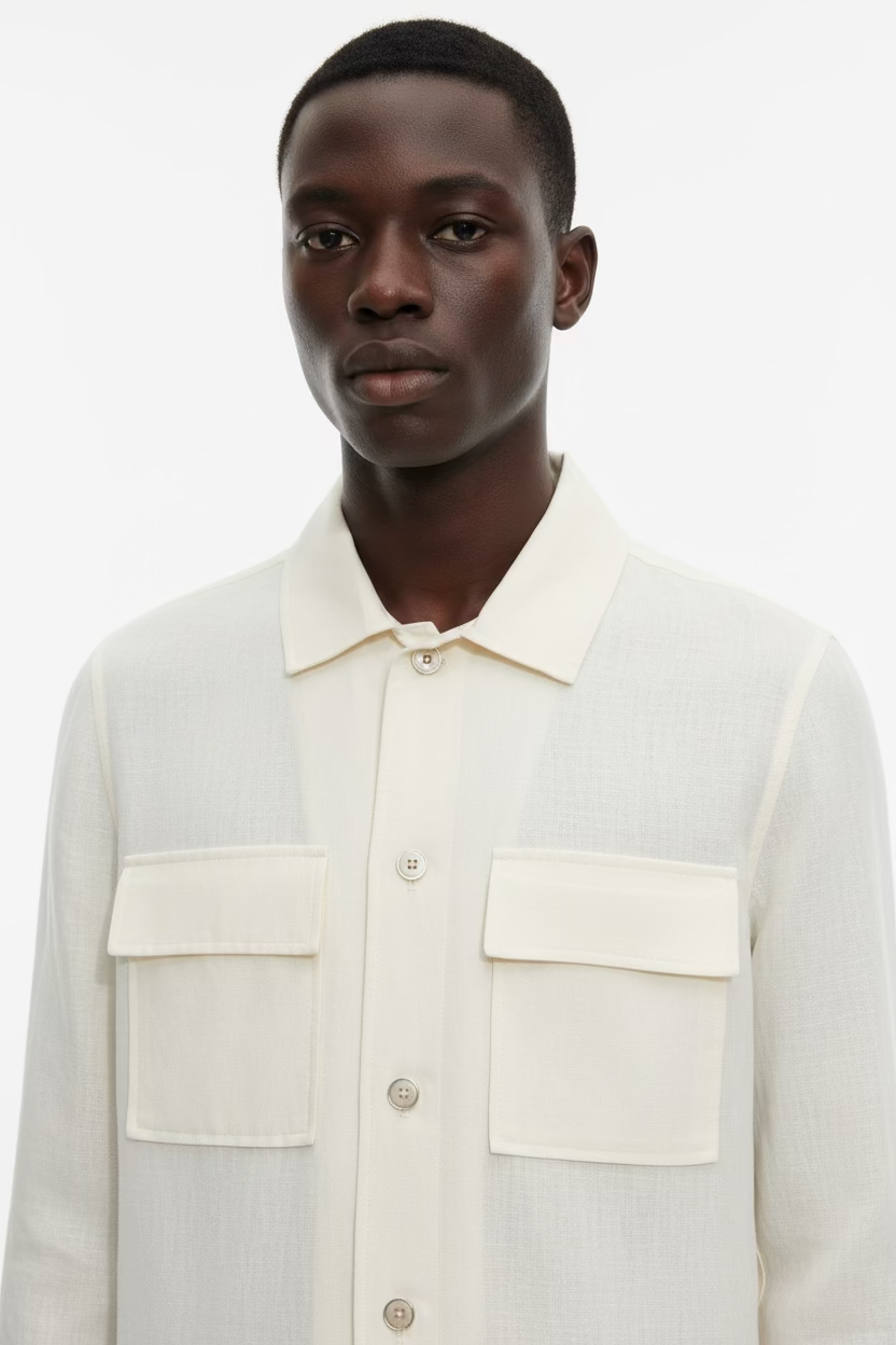 DESIGNERS01 MEG664  SHIRT TASCHE APPLICATE