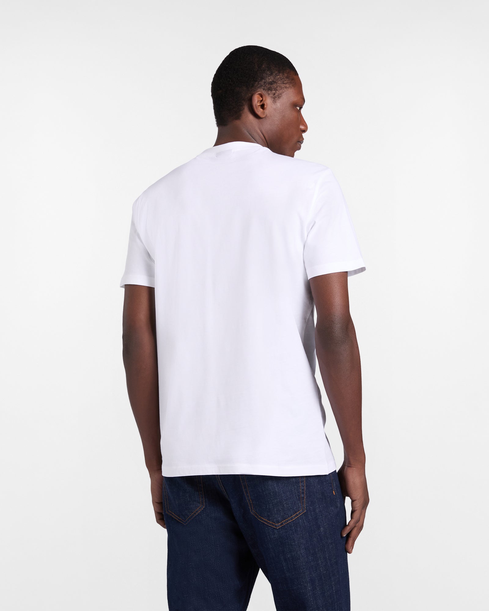 T-shirt Harmont&Blaine IRQ400021055 100 con stampa bassotto 3D, maglietta casual con design originale, vista frontale