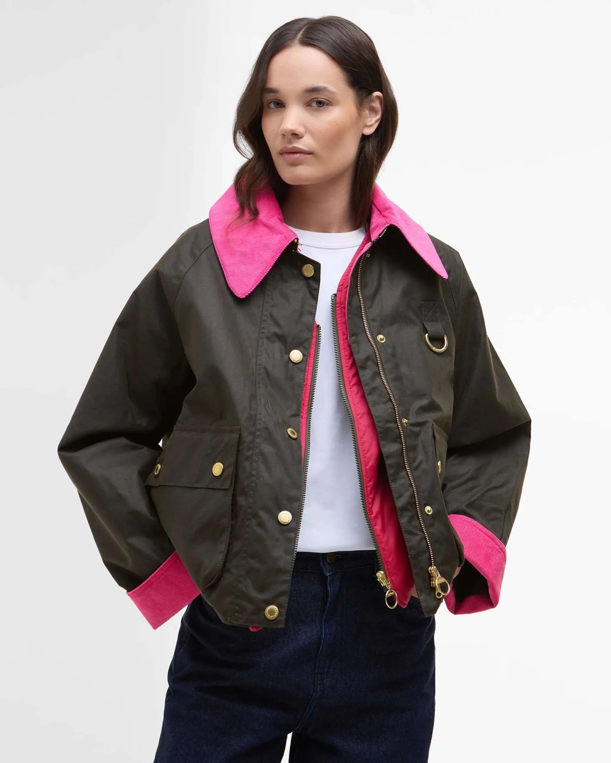 BARBOUR LWX1515 OL71 ICONS SPEY WAX JKT