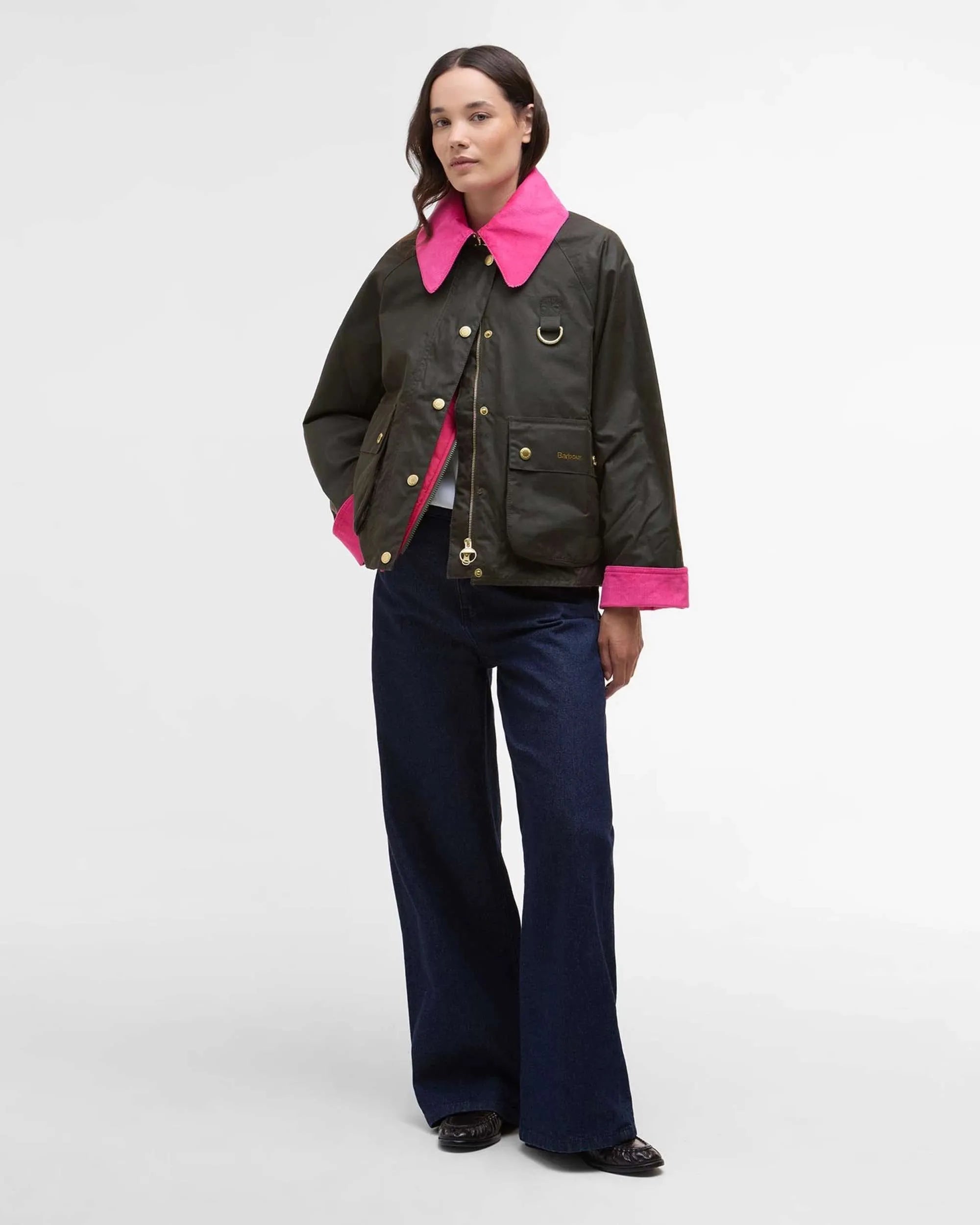 BARBOUR LWX1515 OL71 ICONS SPEY WAX JKT