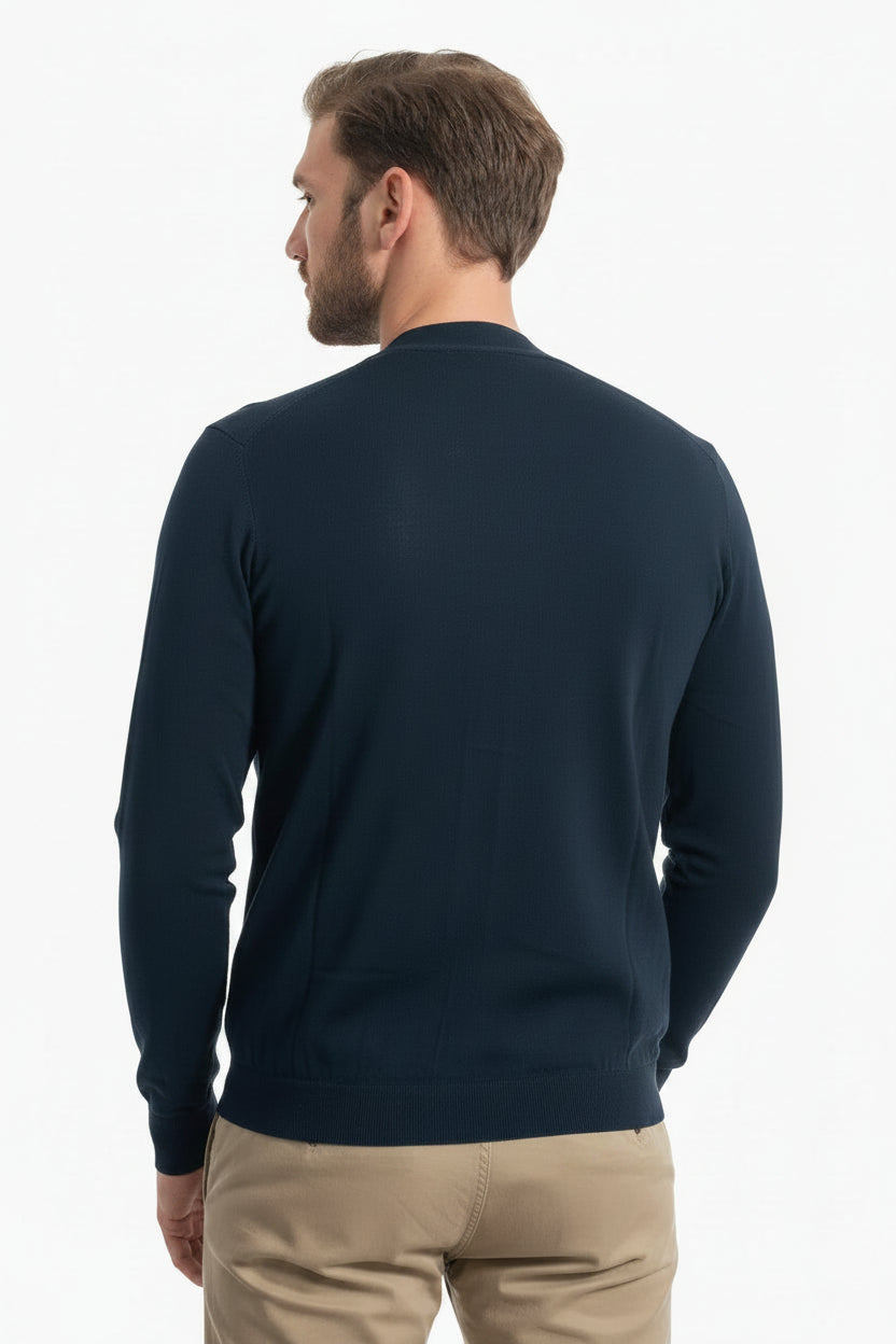 DIKTAT DK17-002 BLU NOTTE  CARDIGAN COT FIN 14