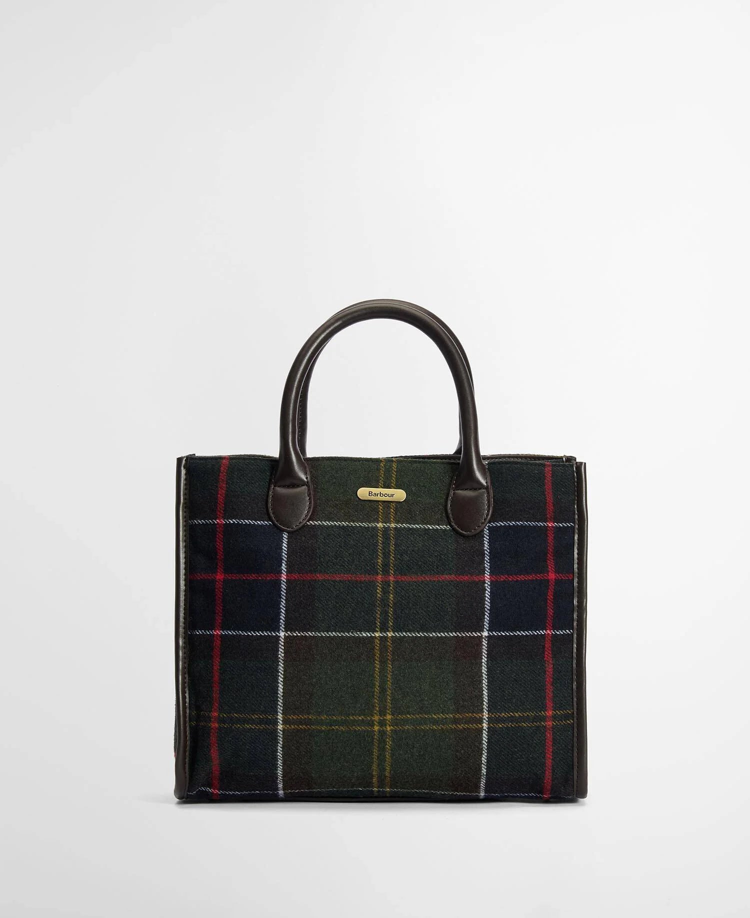 BARBOUR LBA0423 OL91  TOTE TURBERRY TARTAN TOTE
