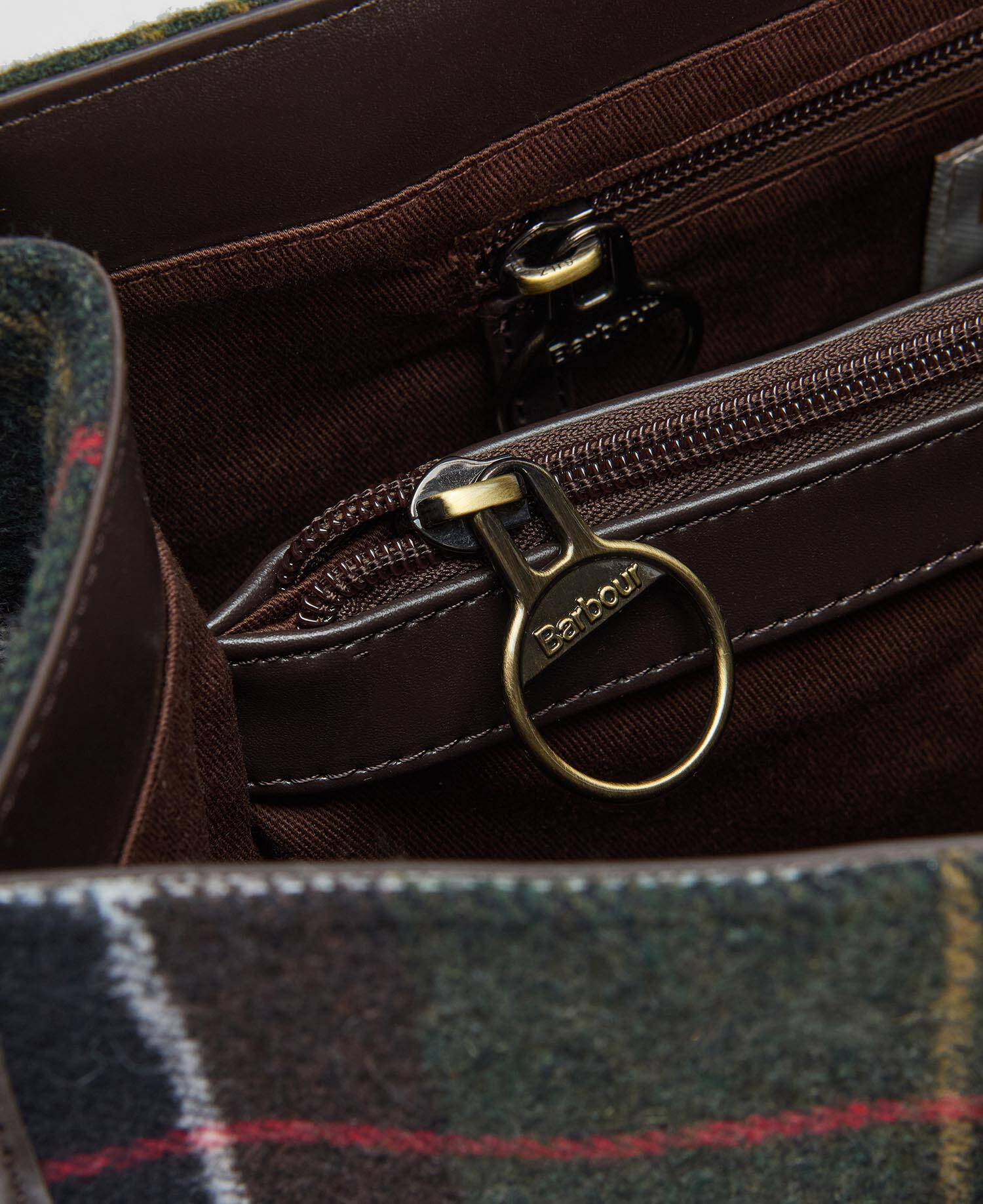 BARBOUR LBA0424 OL91  TOTE BARRHIL TARTAN TOTE