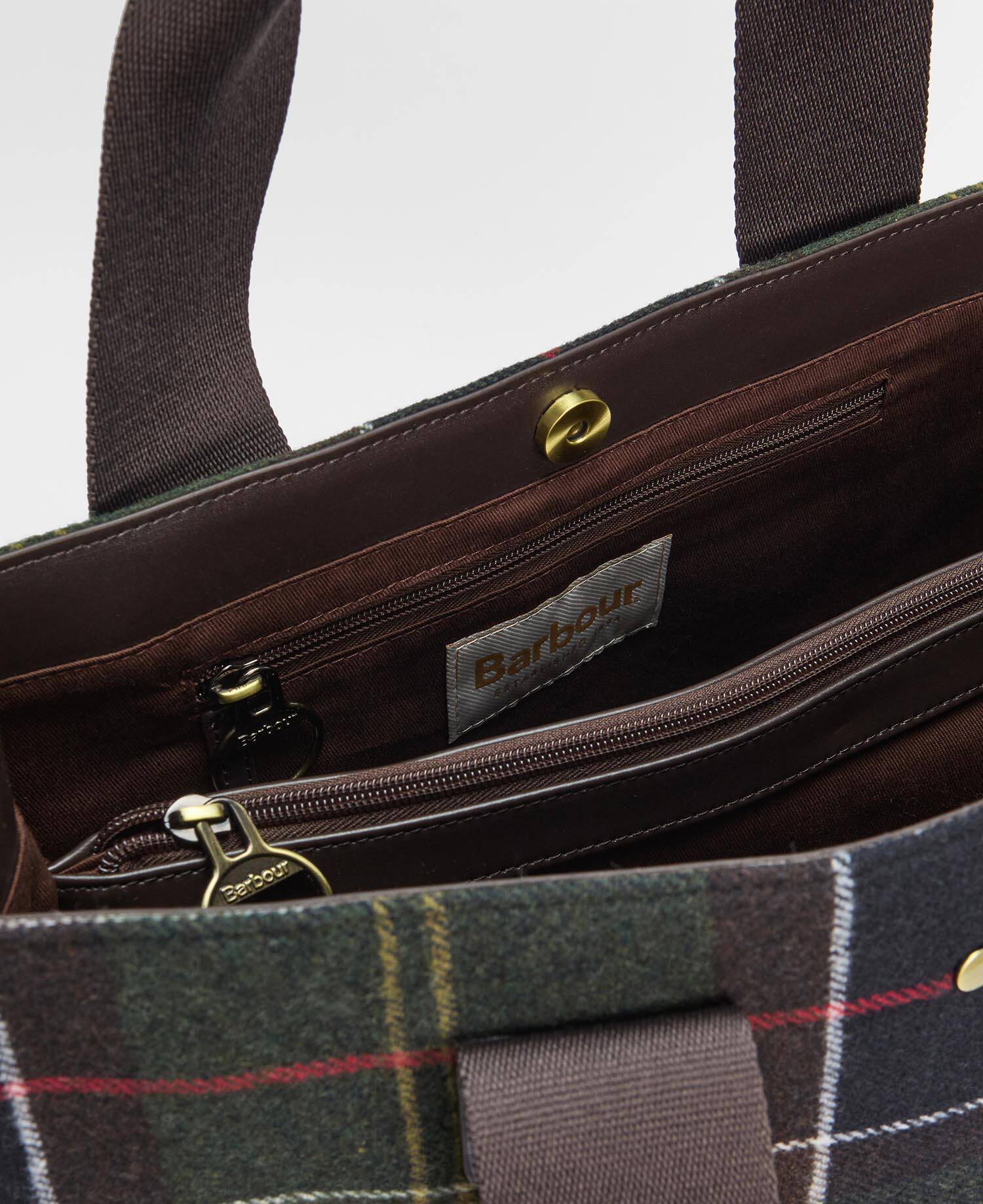 BARBOUR LBA0424 OL91  TOTE BARRHIL TARTAN TOTE