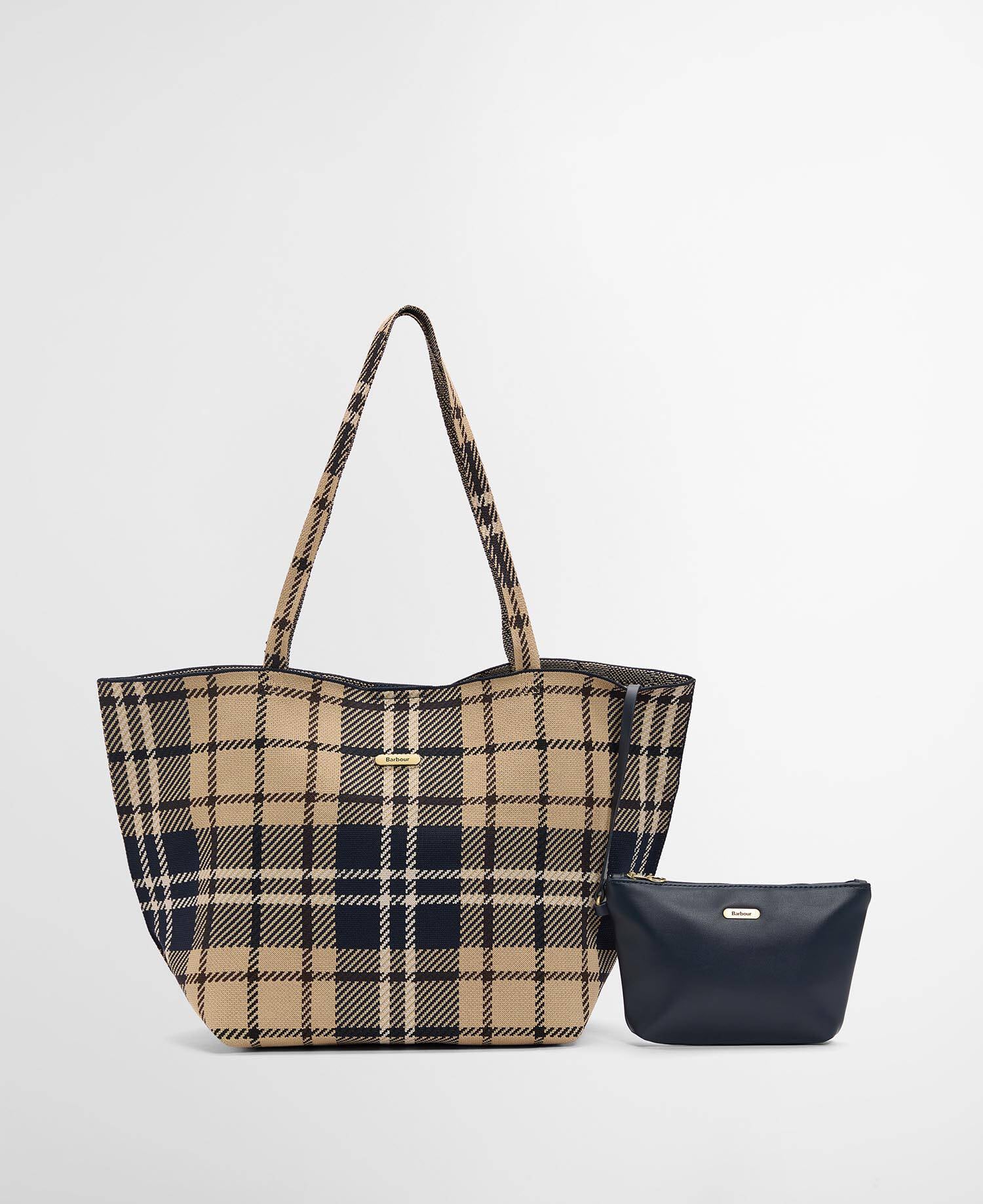BARBOUR LBA0517 TN39  TOTE LAYLA TARTAN LARGE TOTE BAG
