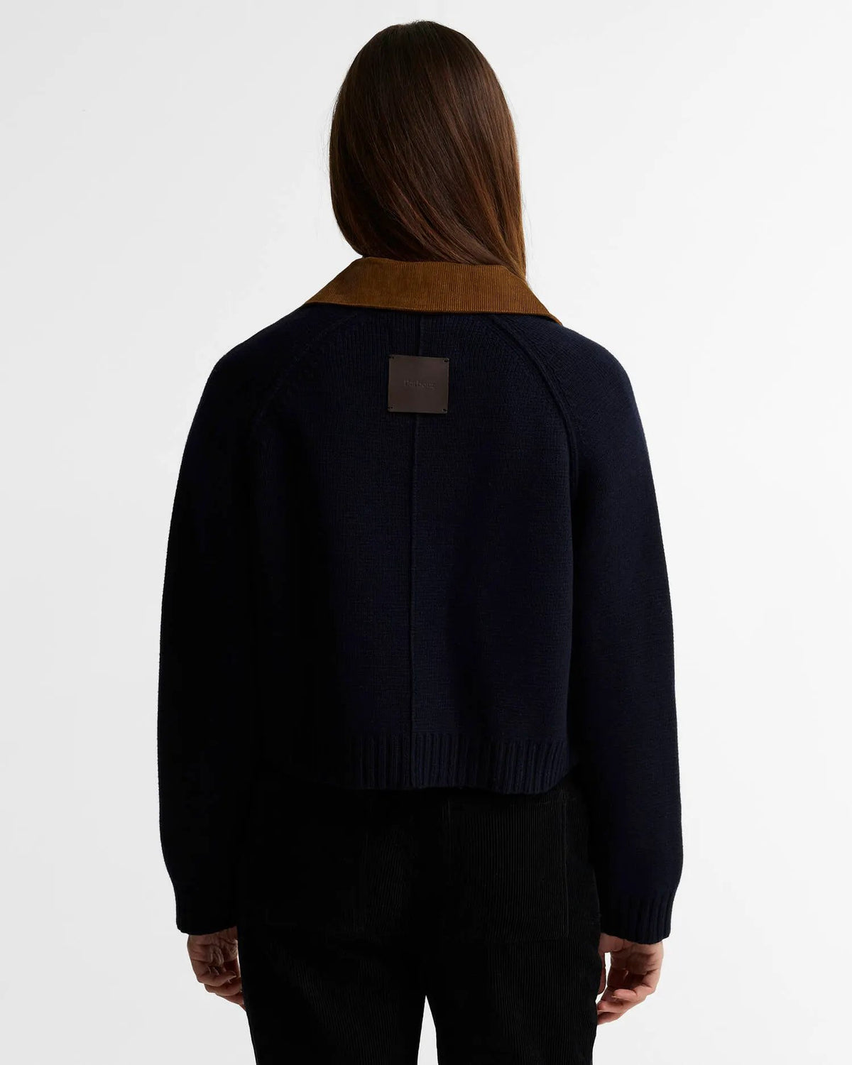 Barbour Alverstone Knitted Cardigan Navy - Vista retro