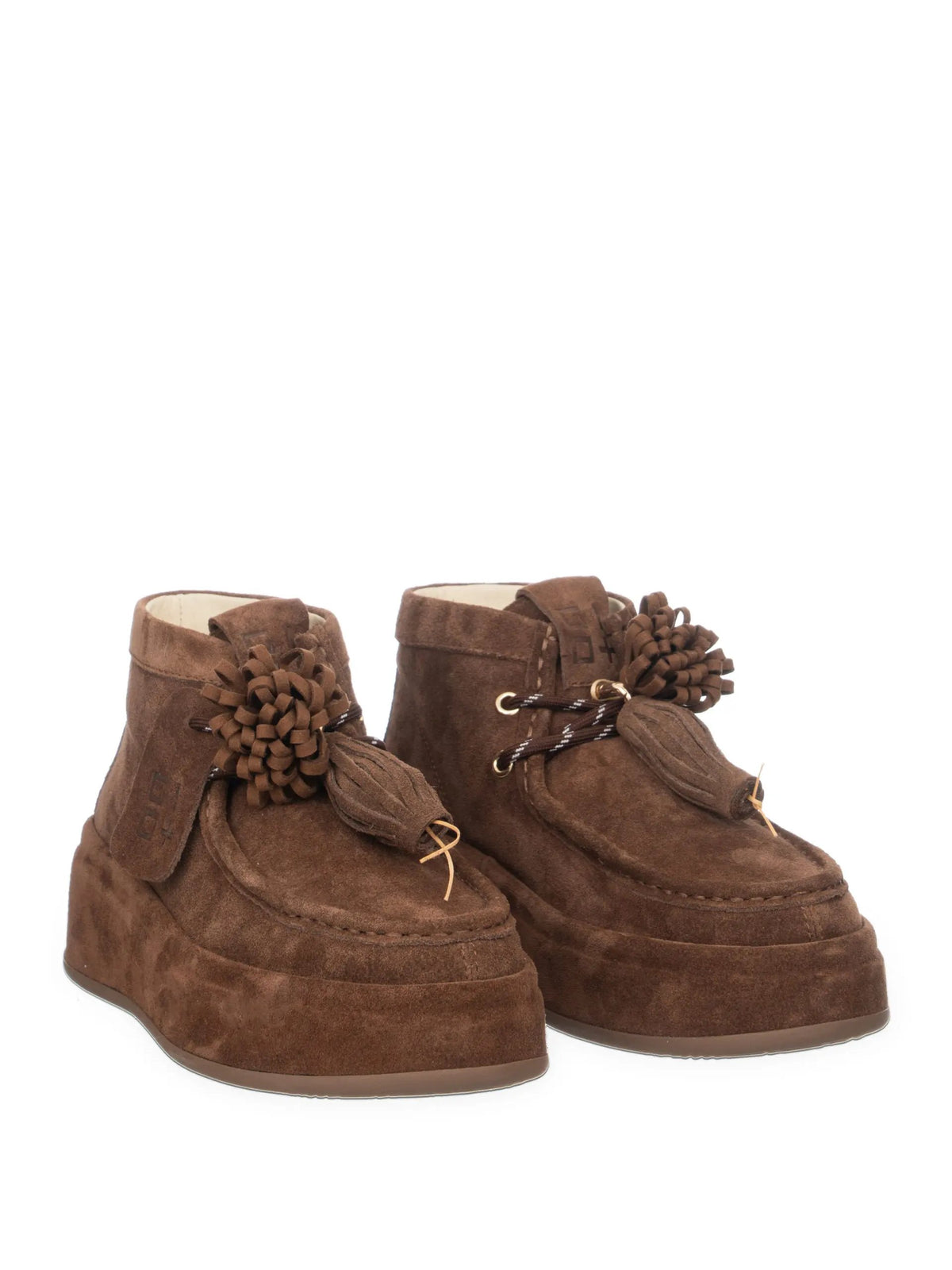 GIO+ LOLA01 ANKLE BOOT COMBI BROWN by GIO+