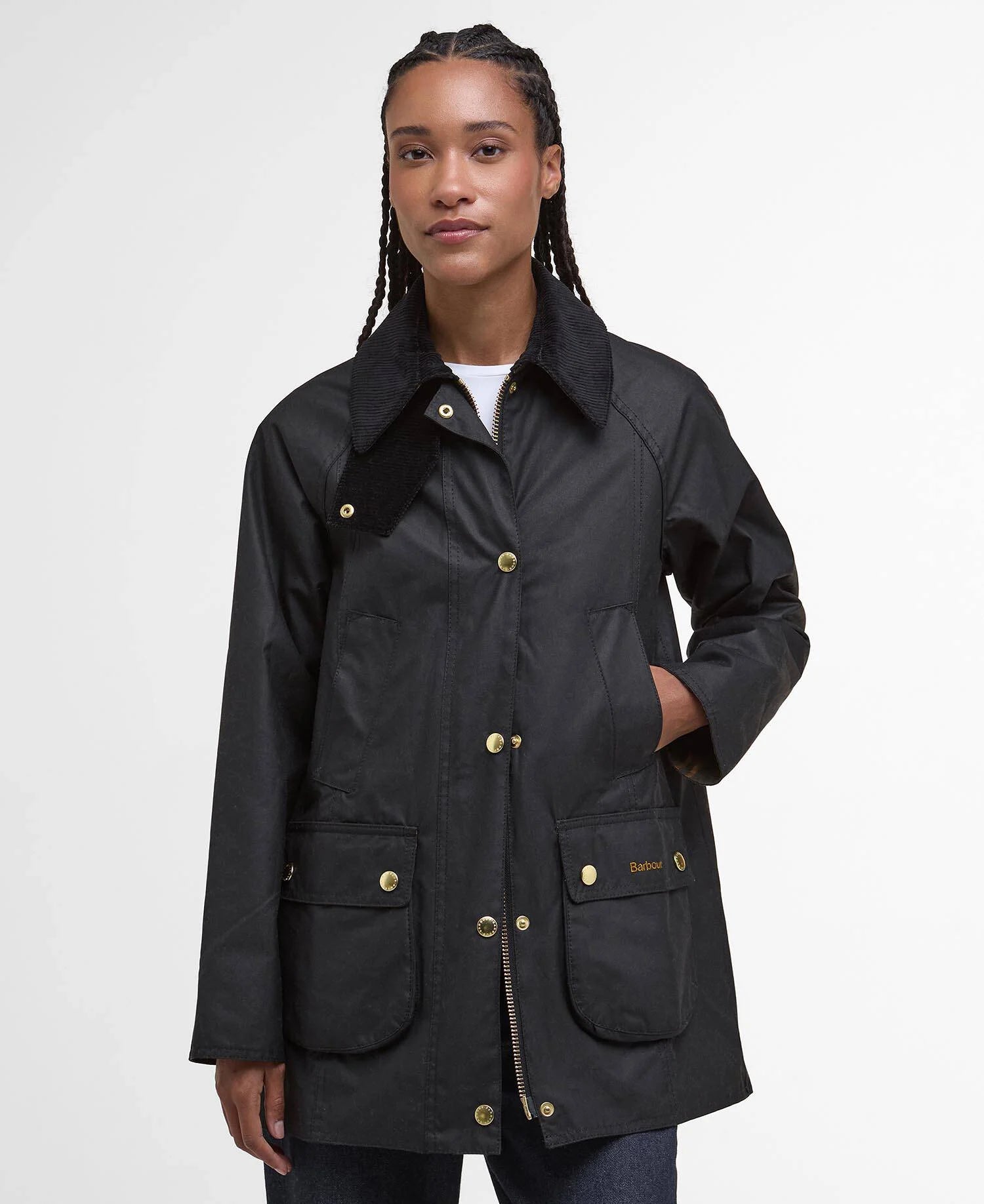 BARBOUR LWX1402 BK71  JACKET MODERN BEADNELL WAX