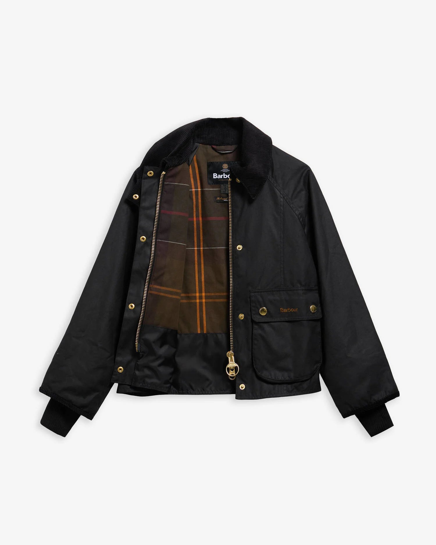 BARBOUR LWX1403 BK71  JACKET CROPPEDBEADNELLWAX
