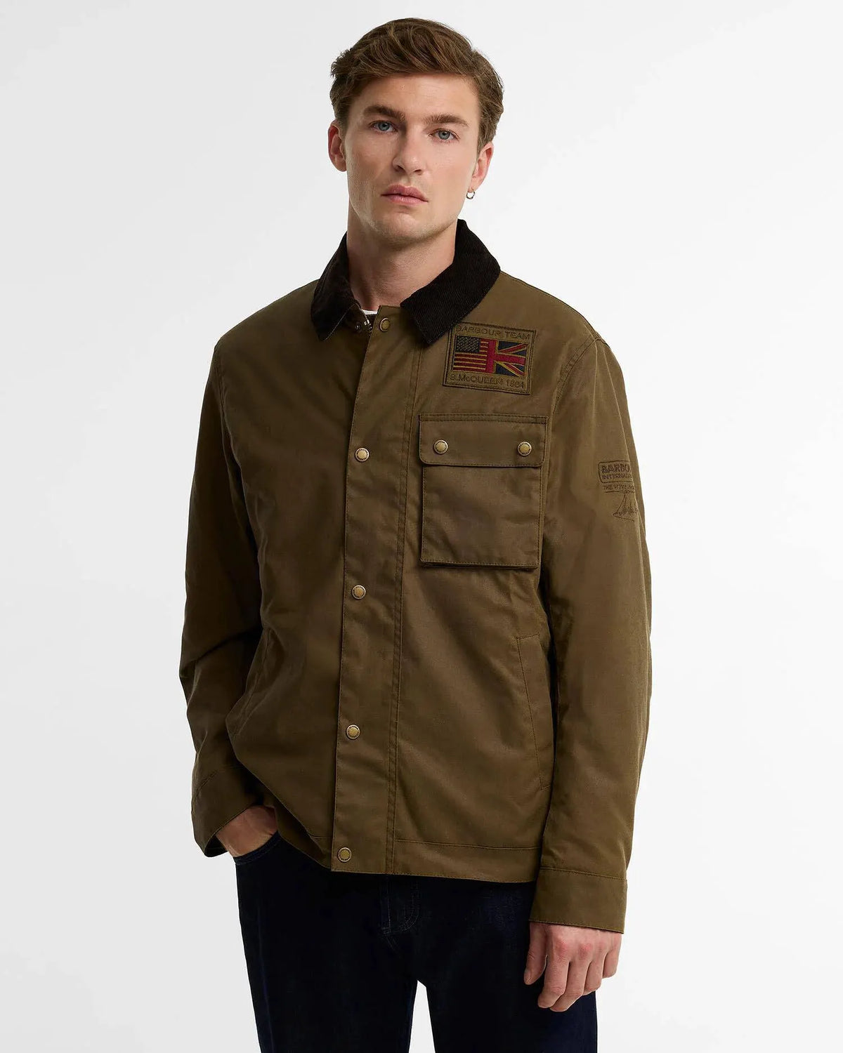 BARBOUR MWX1853 SN32 STEVE MCQUEEN JACKET WORKERS WAX by BARBOUR