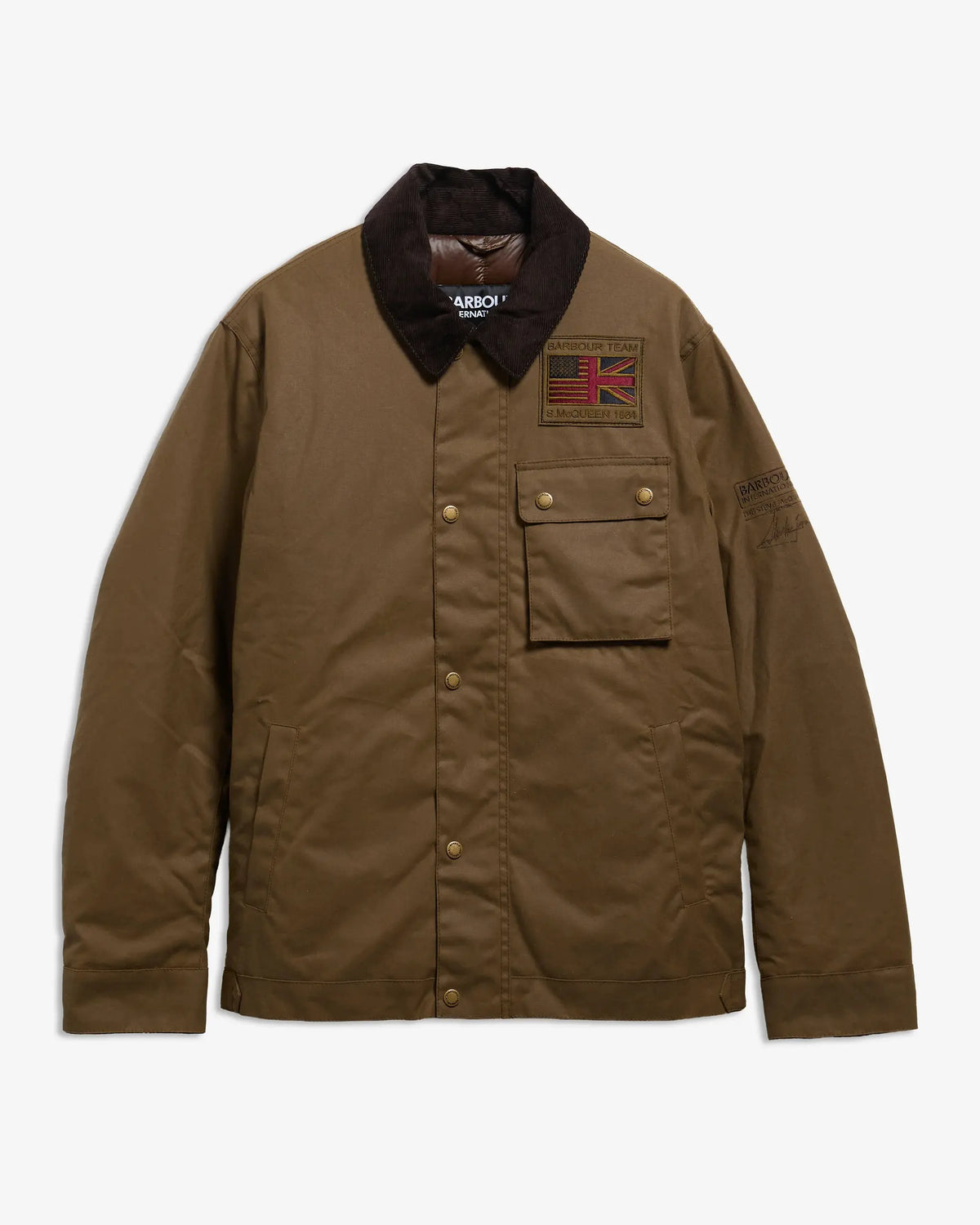 BARBOUR MWX1853 SN32 STEVE MCQUEEN JACKET WORKERS WAX by BARBOUR