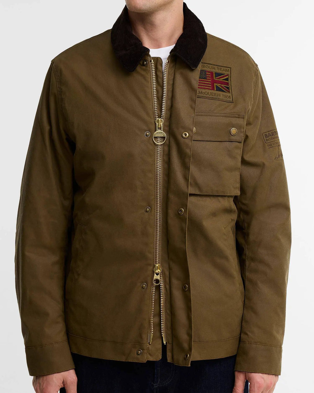 BARBOUR MWX1853 SN32 STEVE MCQUEEN JACKET WORKERS WAX by BARBOUR
