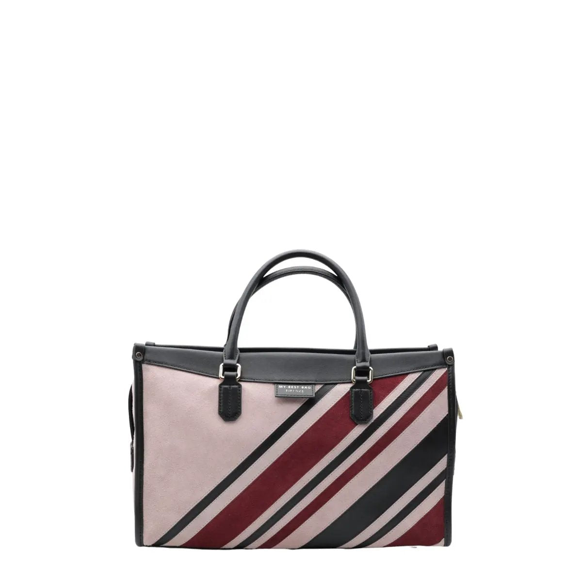 MY BEST BAG FIRENZE Borsa a mano Atena Carpet F2-MYB-3012 Multicolor Stripes - Frontale