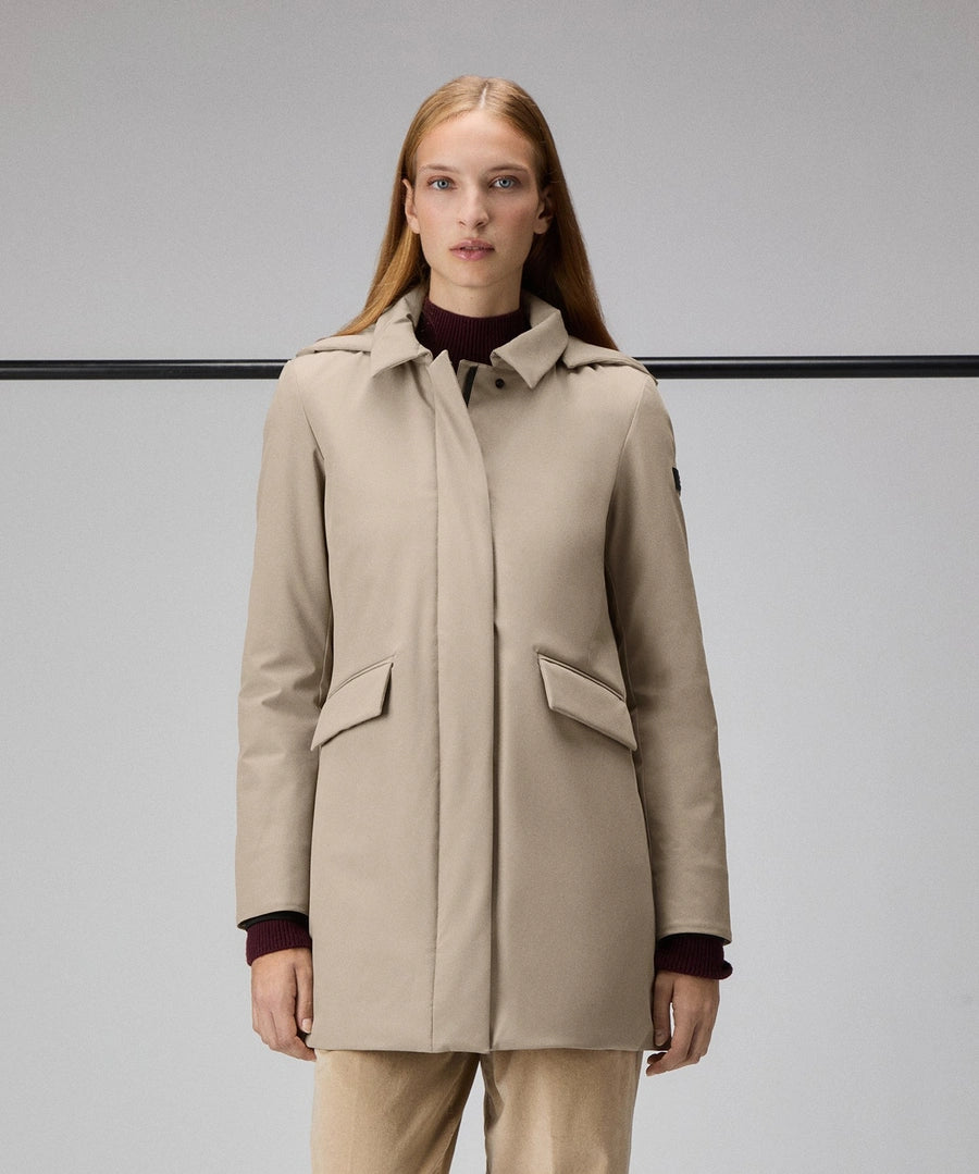 PEUTEREY TELIA TA 02 PED5422 01181892 852  TRENCH Giacca liscia dal fit slim