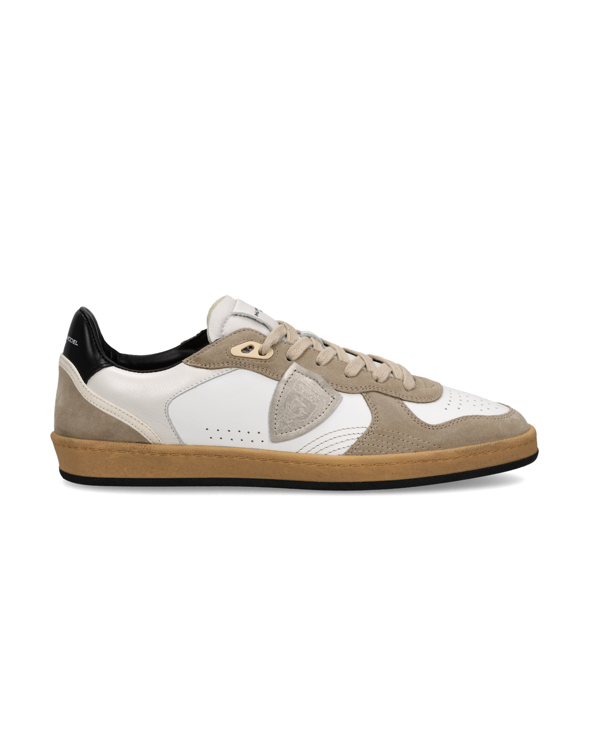 Sneakers Uomo Philippe Model Pgal Low Bianco Beige - Vista laterale