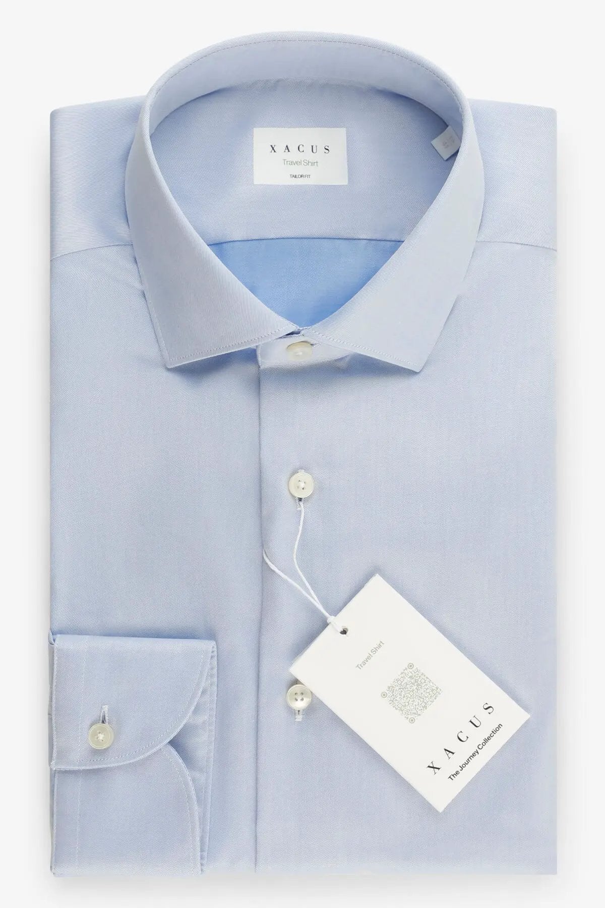 Camicia Uomo Xacus WF558 11805 Cielo 003 - Fronte