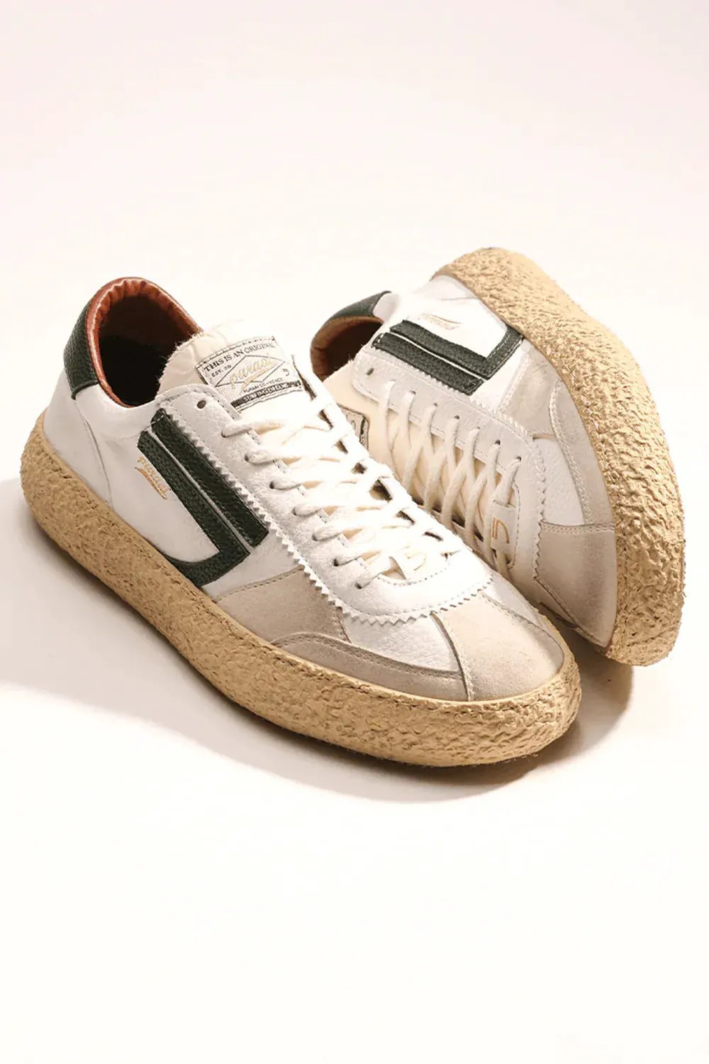 PURAAI PU101V-020 Sneaker Vintage Vischio - Vista Suola / Dettaglio