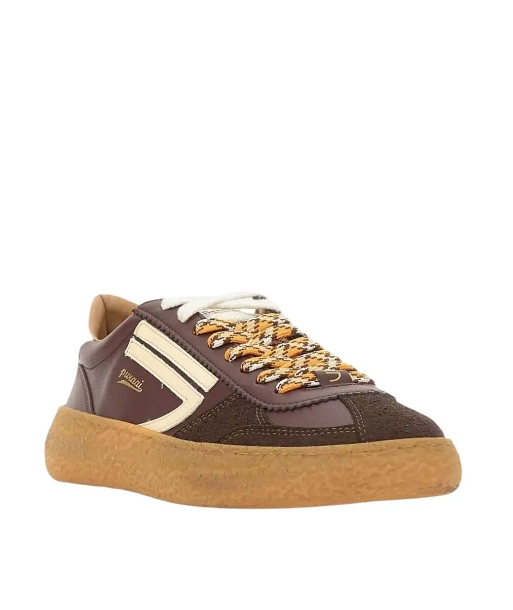 PURAAI PU101V-070 Sneaker Vintage Merlot - Dettaglio lato