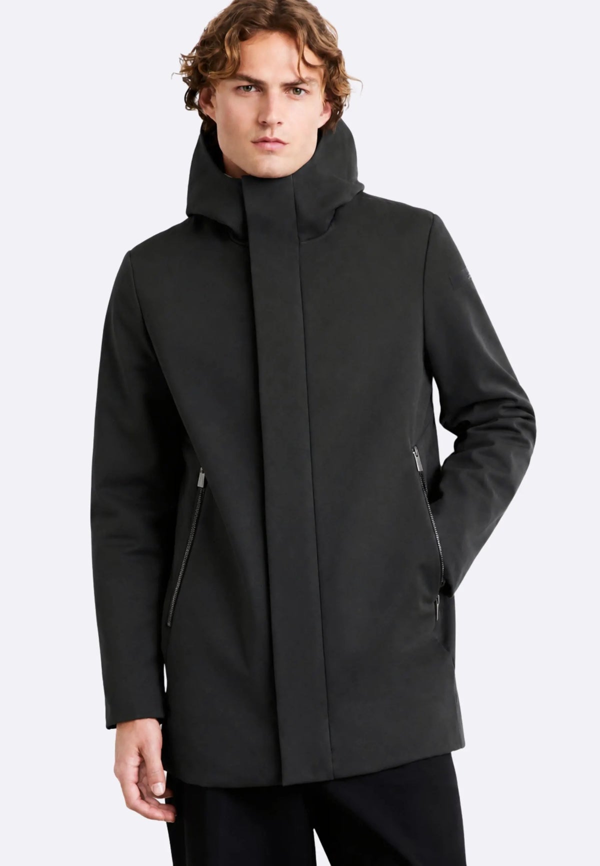 RRD W26090 Trench Hut Thermo Jacket Grey - Vista posteriore