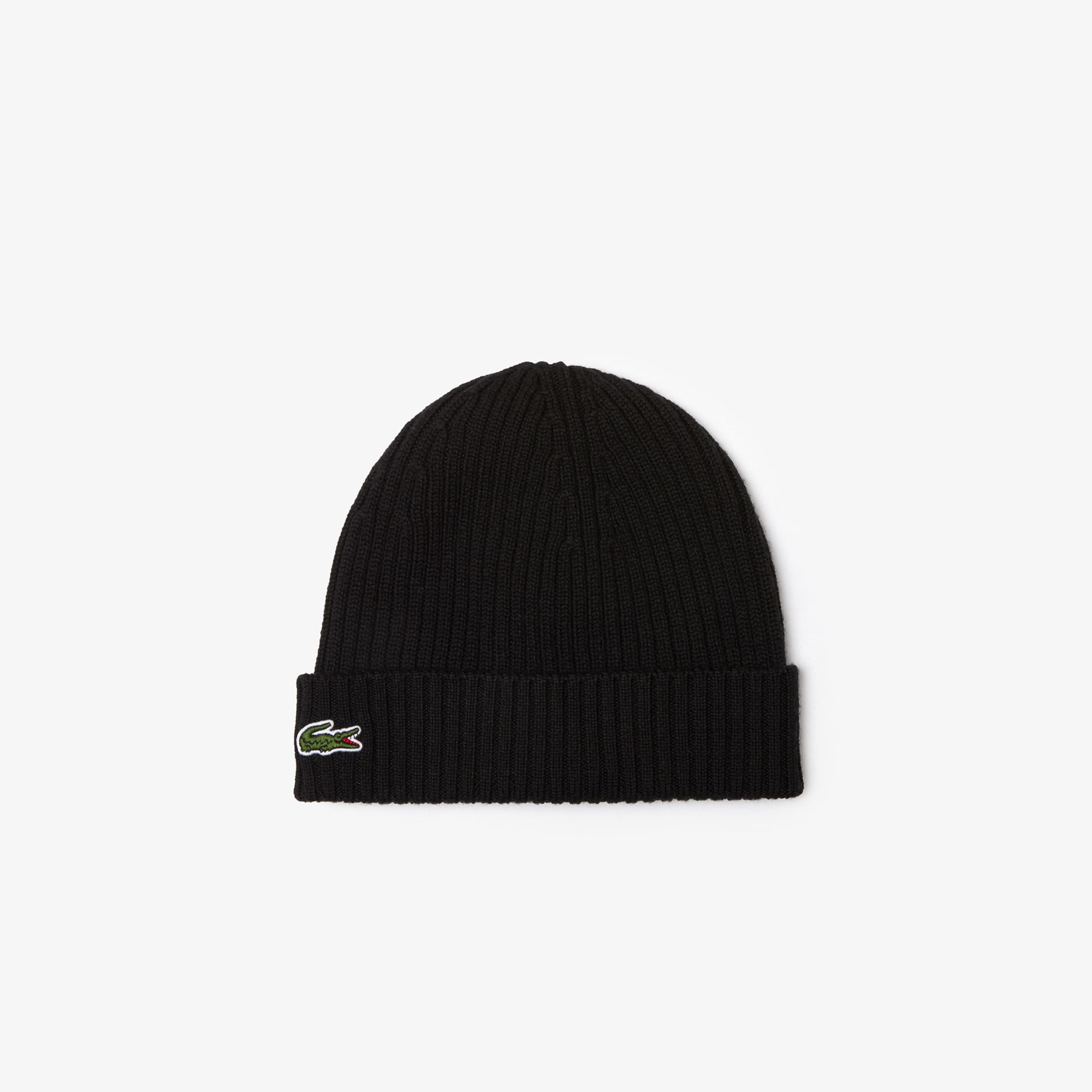 LACOSTE RB0001 031  BEANIE Berretto in lana spazzolata a costine