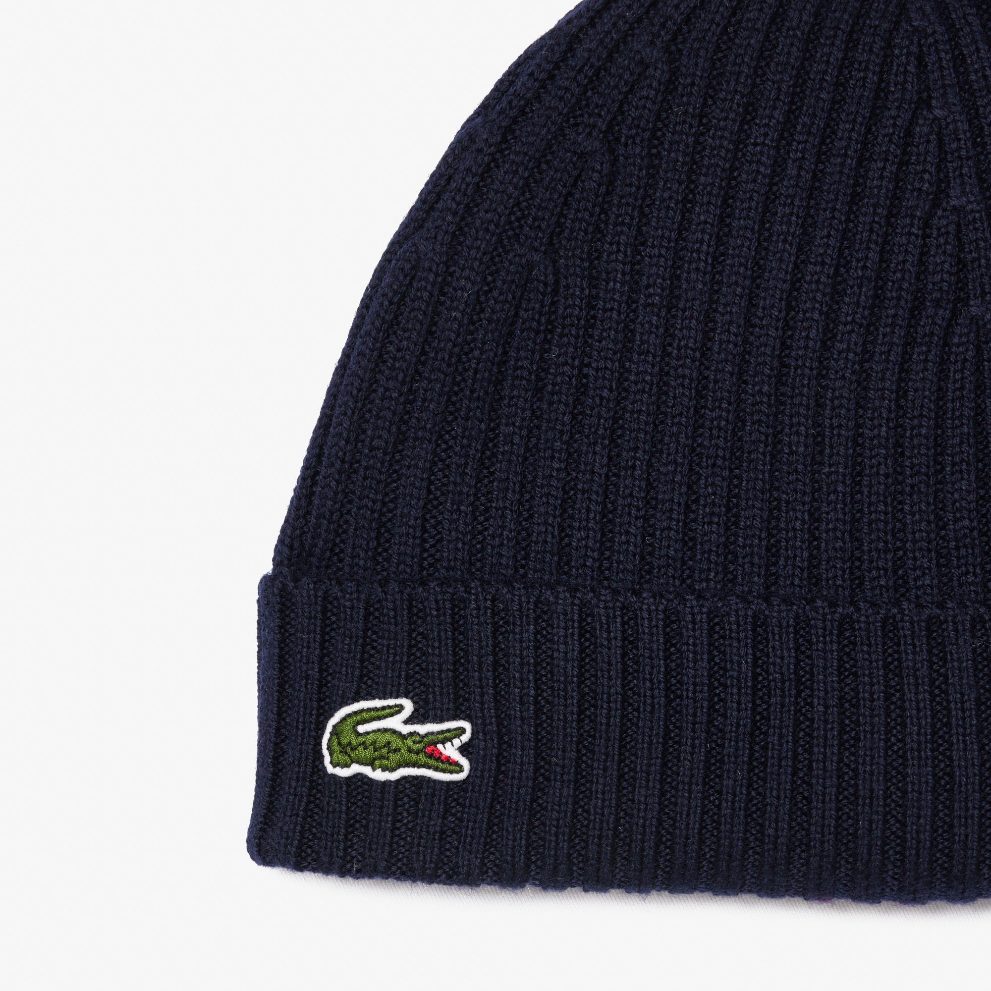 LACOSTE RB0001 166  BEANIE Berretto in lana spazzolata a costine