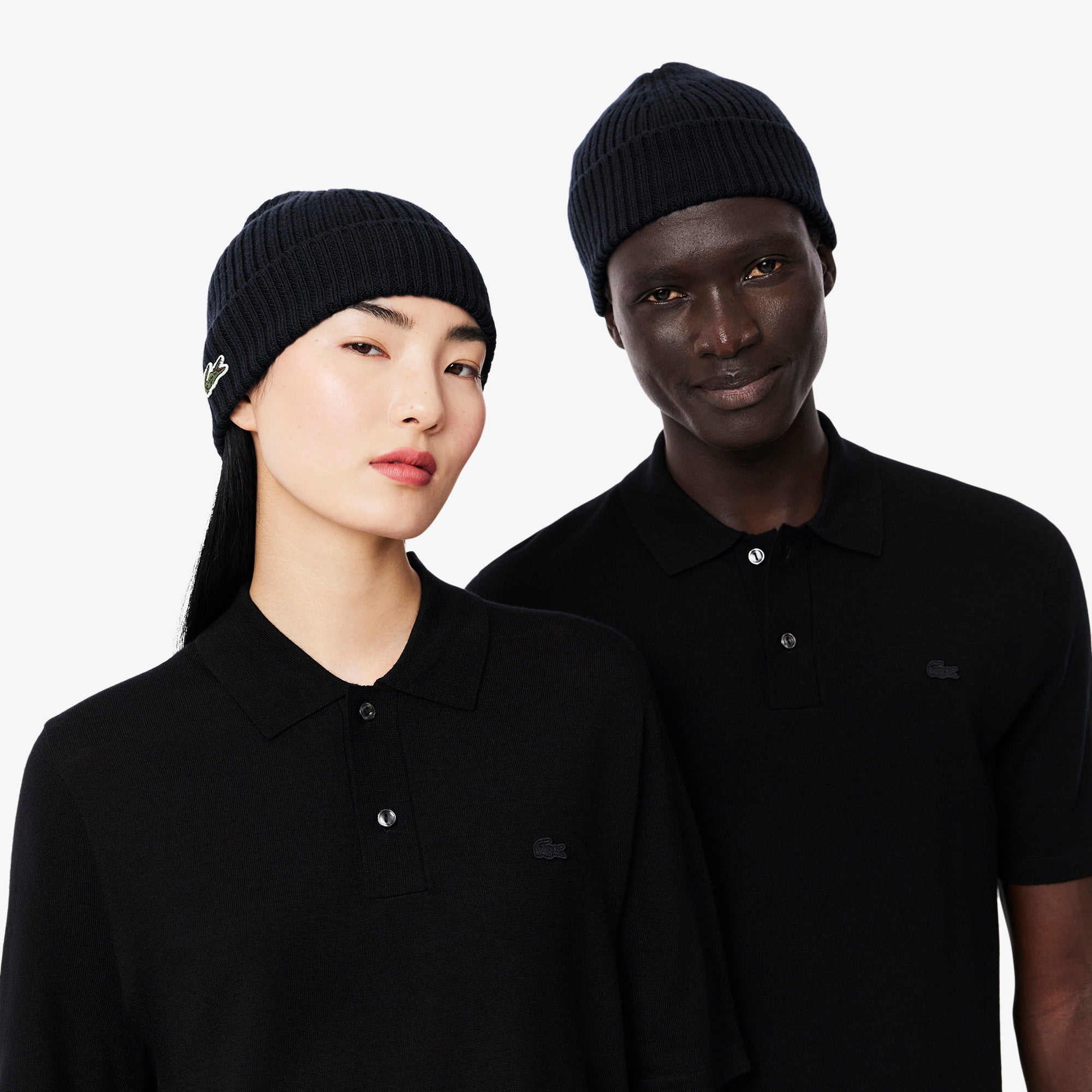 LACOSTE RB0001 166  BEANIE Berretto in lana spazzolata a costine