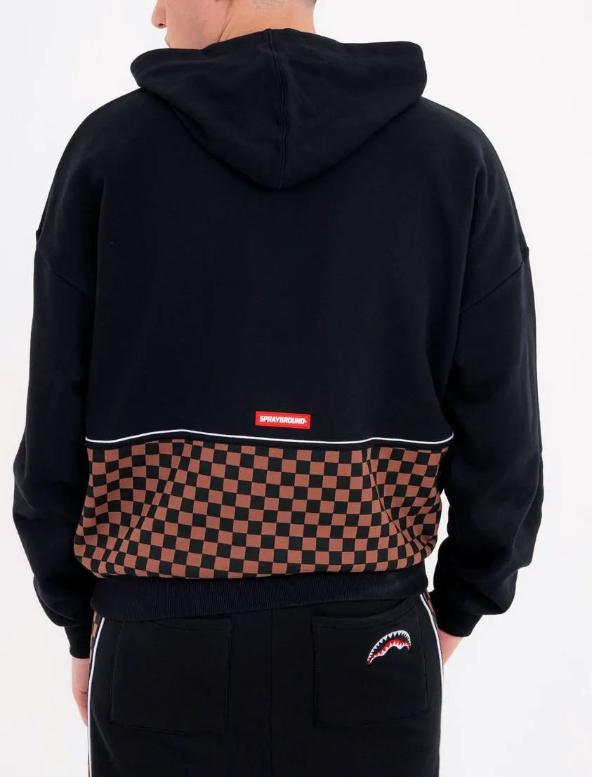 Felpa con cappuccio Sprayground SP933G Checkered Contrast Comfy - Vista posteriore