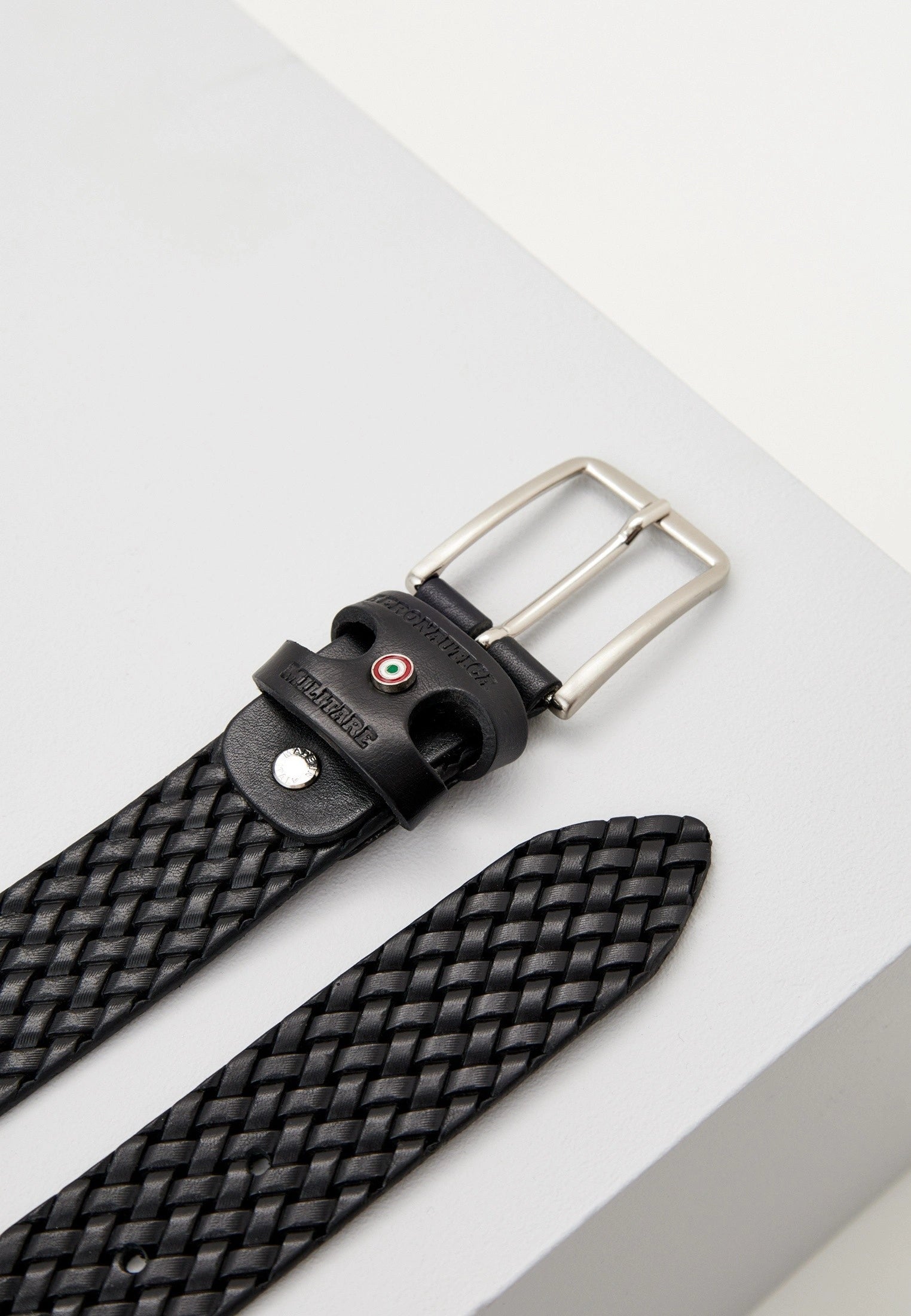 AERONAUTICA MILITARE AM419 NE BELT CINTURA PELLE