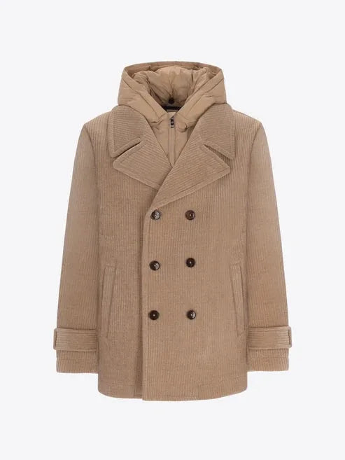 DISTRETTO12 GB1510 T0499 BLOUSON JACKET H CHEST PEACOAT ALBA ROCCIATORE by DISTRETTO12