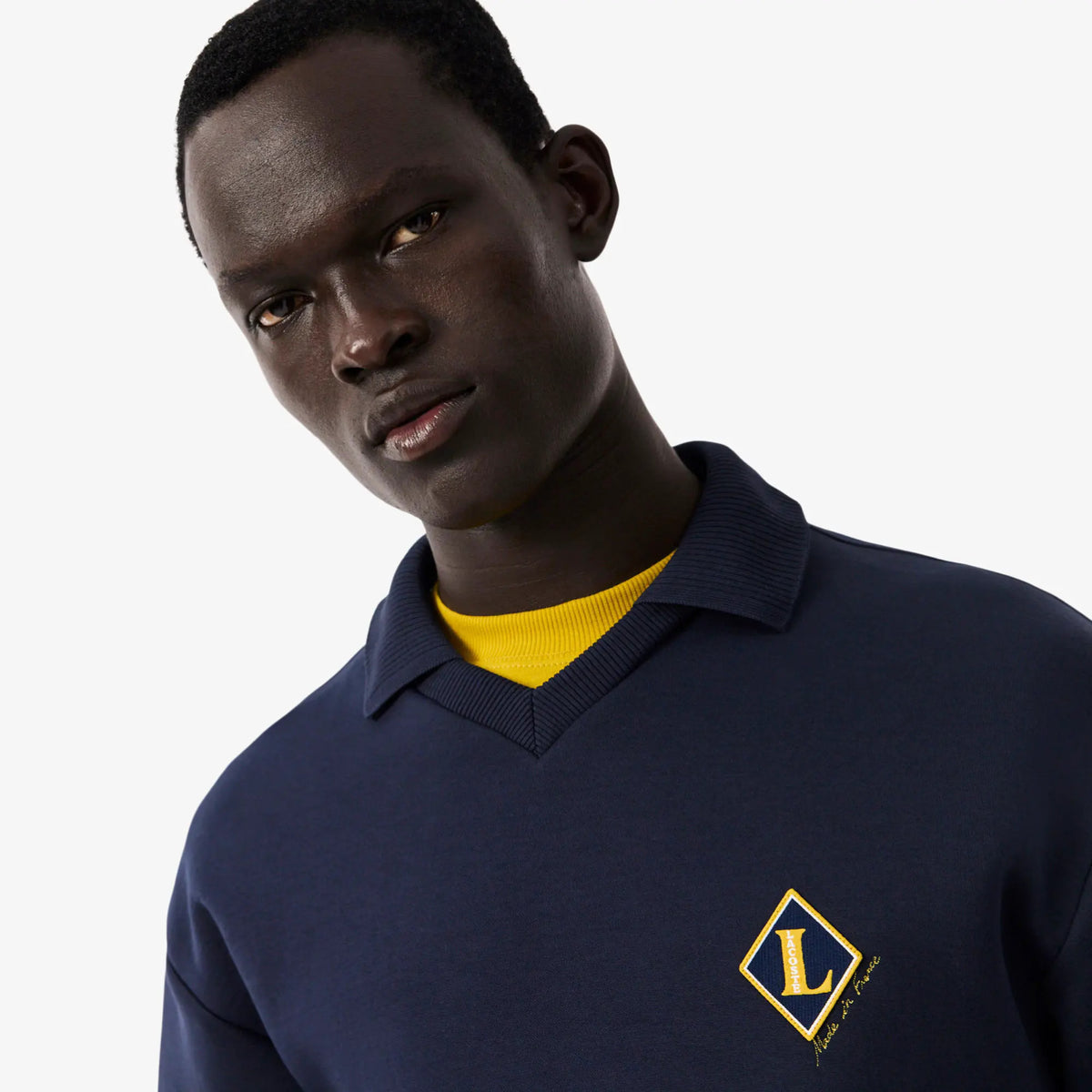 LACOSTE SH8631 MXQ Felpa con stemma Made in France by LACOSTE