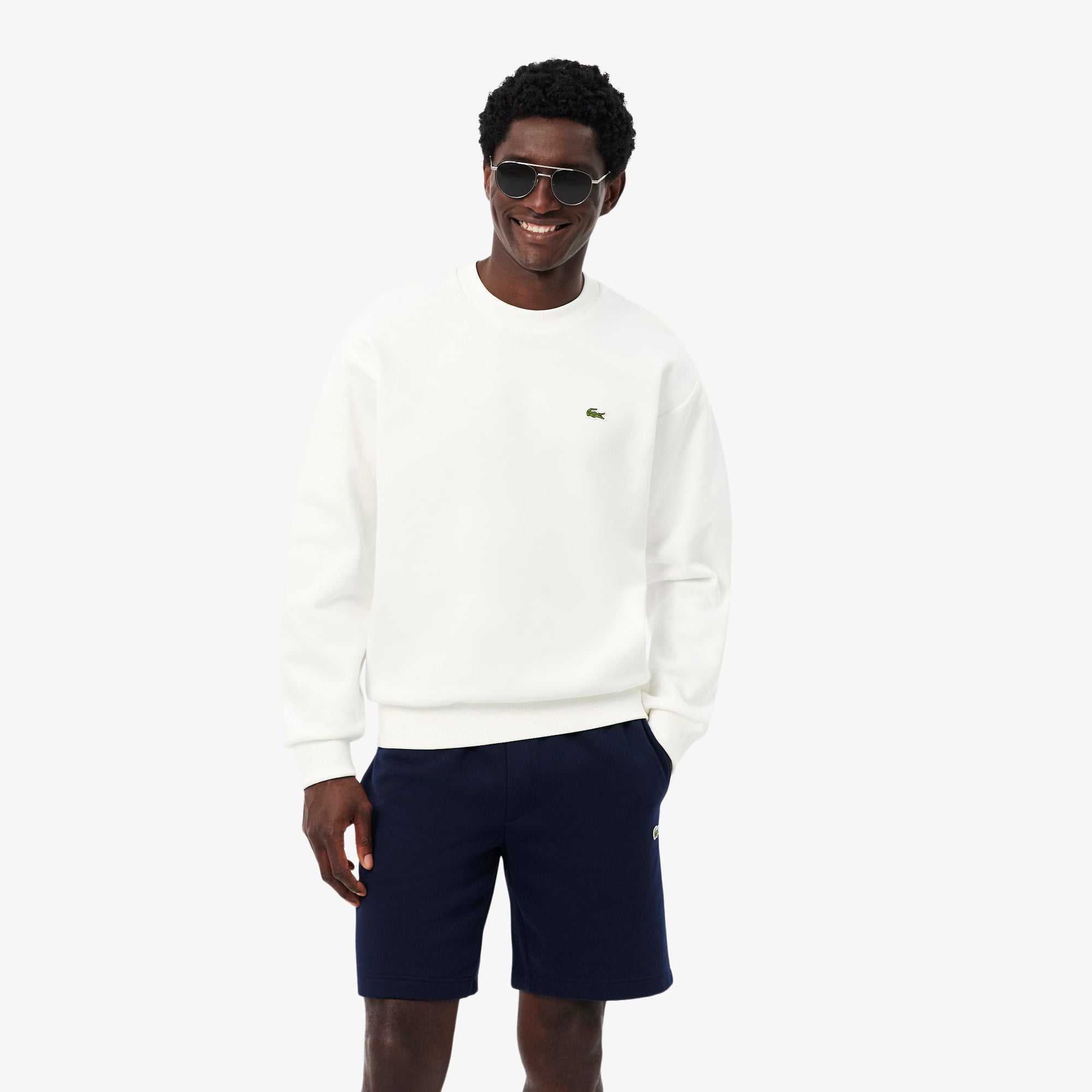 LACOSTE SH8868 70V  PULLOVER Felpa in cotone