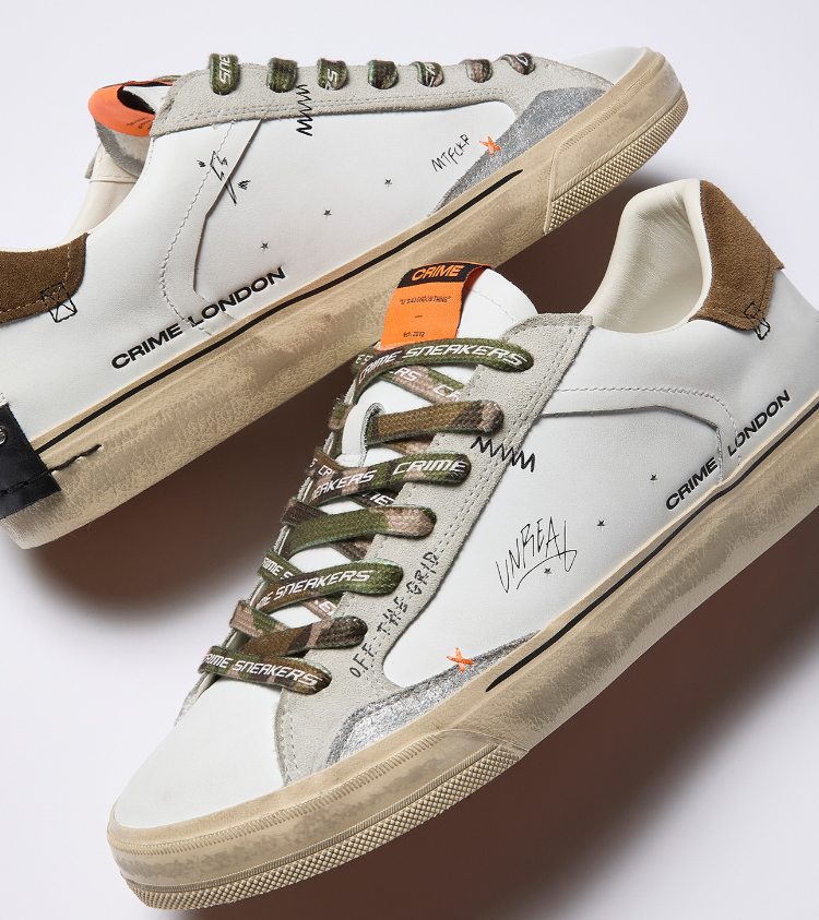 CRIME LONDON DISTRESSED 19071PP8.10 SNEAKER by CRIME LONDON