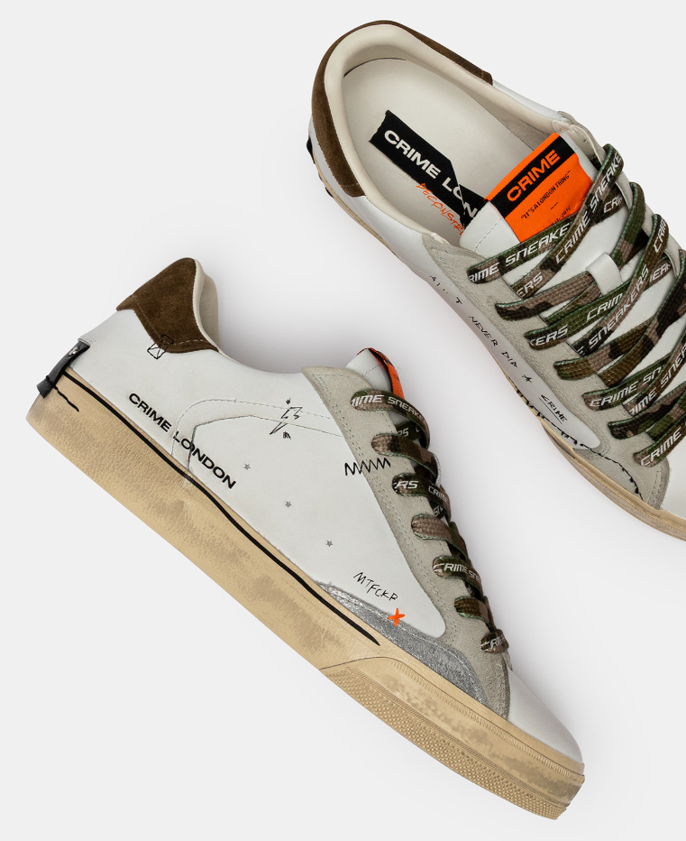CRIME LONDON DISTRESSED 19071PP8.10 SNEAKER by CRIME LONDON