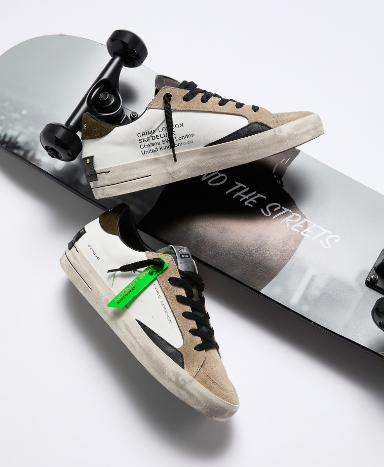 CRIME LONDON SK8 10105AA9.10 SNEAKER by CRIME LONDON