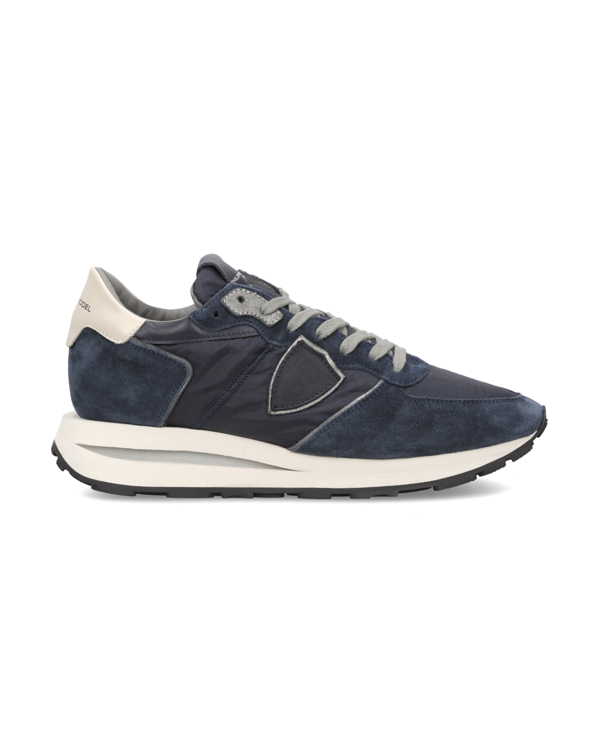 Sneakers Philippe Model Tropez Haute Low TKLU N006 Blu - Vista laterale