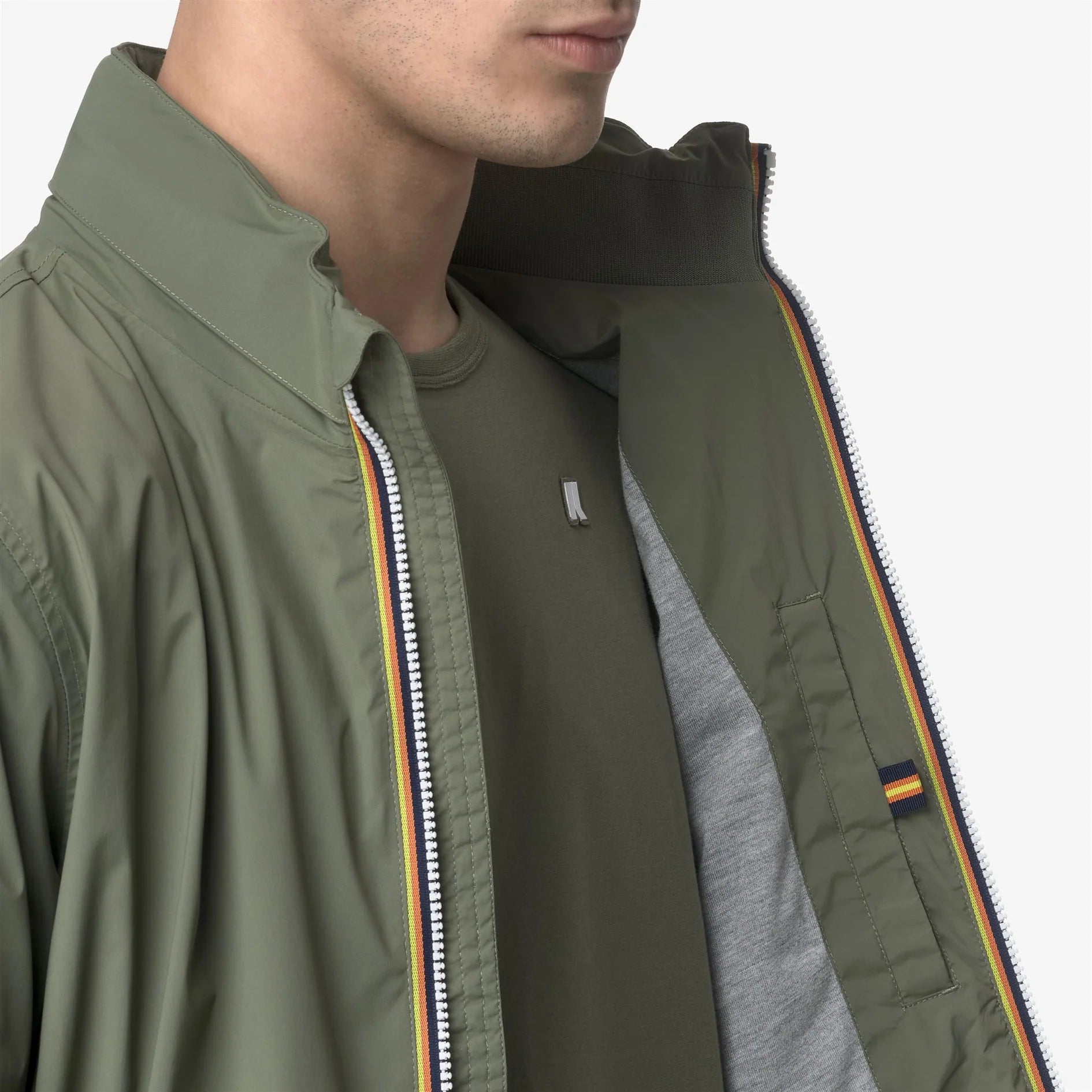 K-WAY K3123VW AMAURY STRETCH NYLON JERSEY