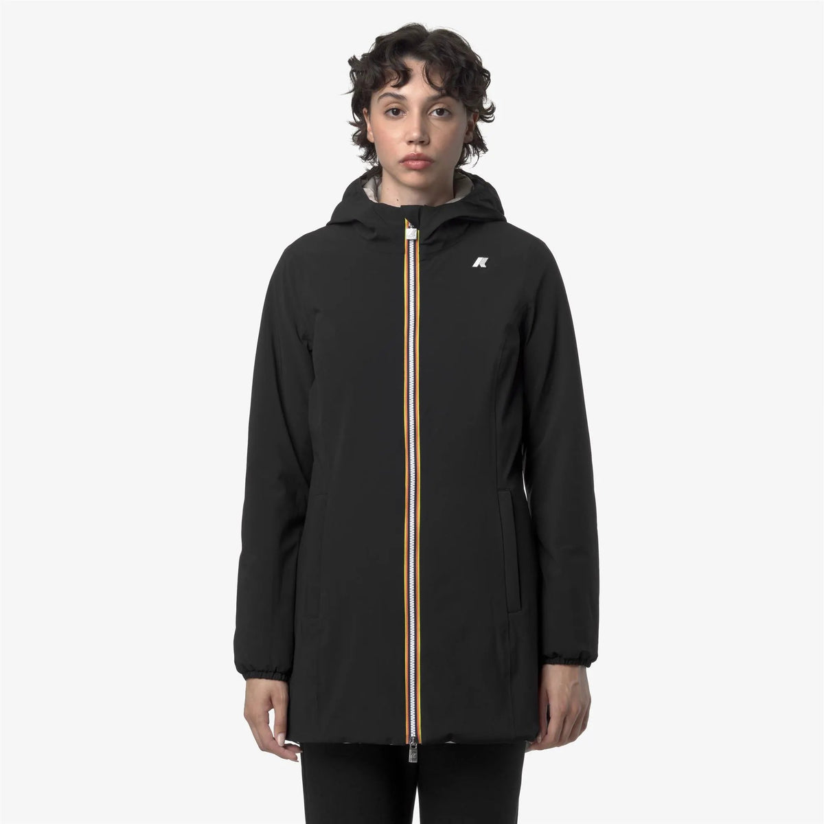 K-Way Denise St Warm Double K6128UW Black Pure fronte