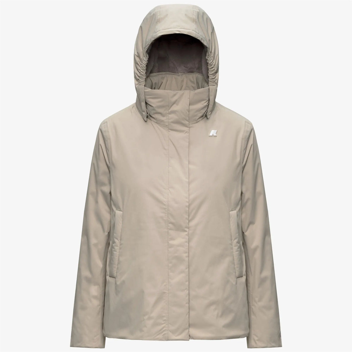 K-Way K8144BW DDB Marlette Twill Soft Beaver — vista frontale beige cashmere (DDB)