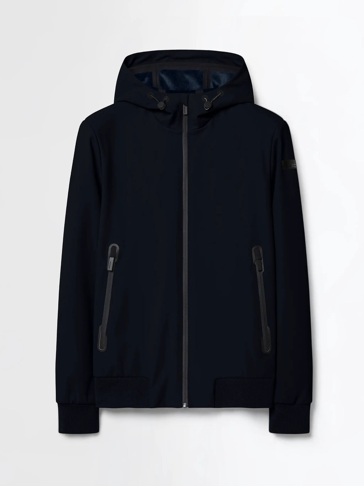 RRD Surflex Winter Thermo Hood Zip Jkt — colore Blue Black (codice 60) vista a 3/4