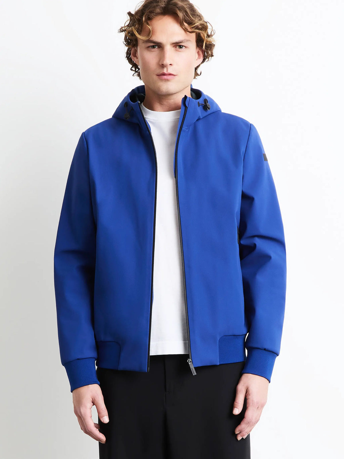 RRD Surflex Winter Thermo Hood Zip Jkt — vista frontale Blue Black (codice 60) 