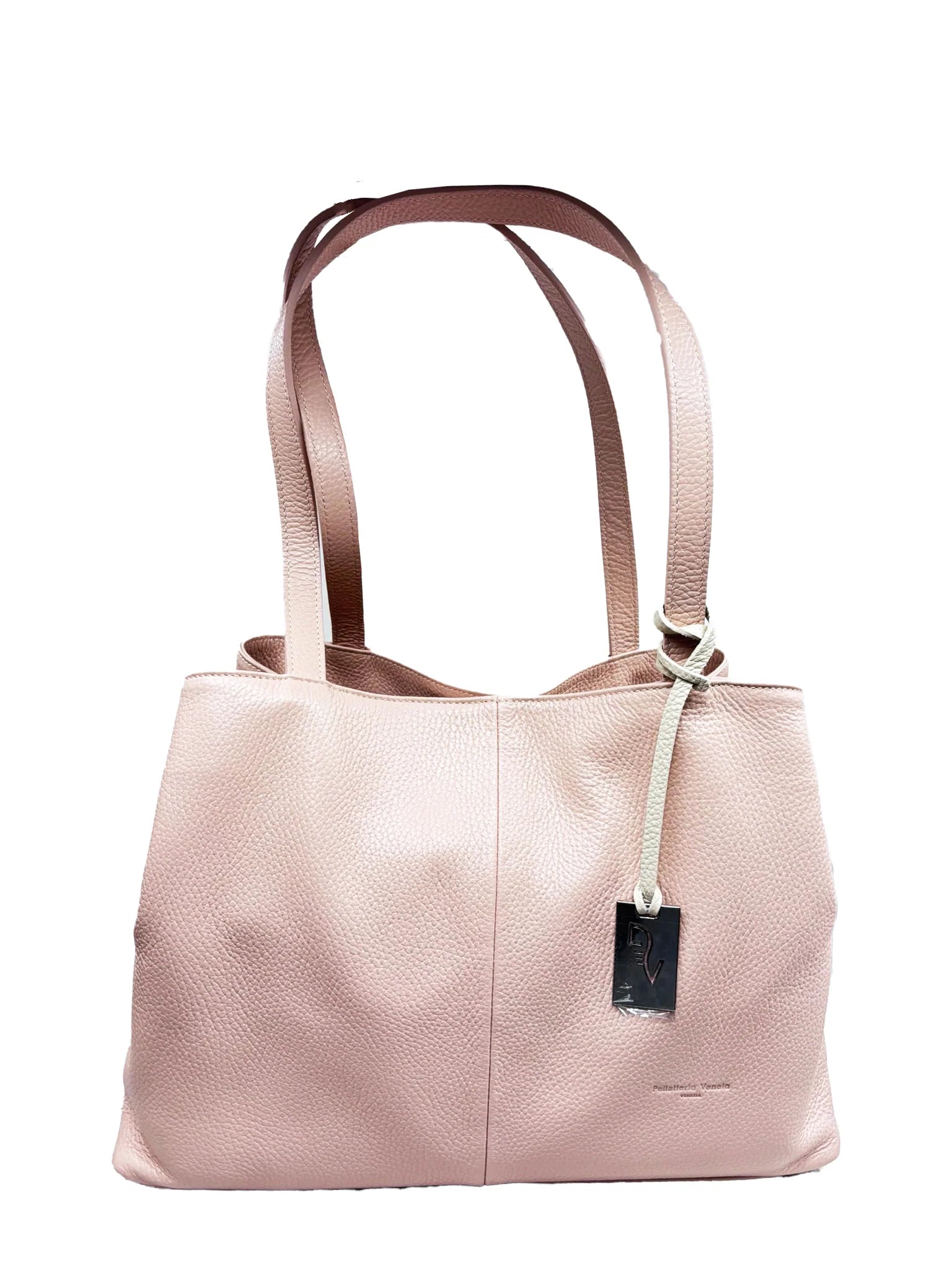 Pelletteria Veneta D26313-CIPR  SHOPPING BAG Shopper in pelle martellata