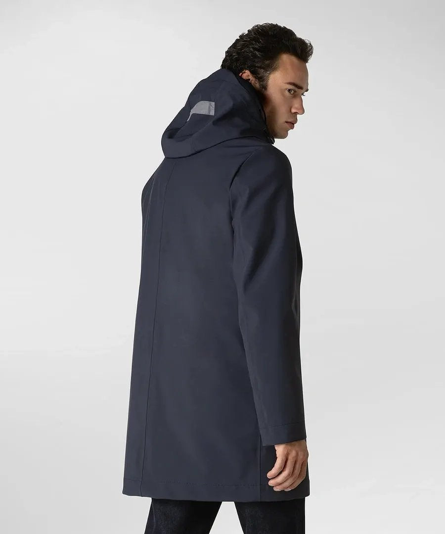 Trench Peuterey Albali KP01 blu tecnico - Dettaglio interno e fodera PrimaLoft