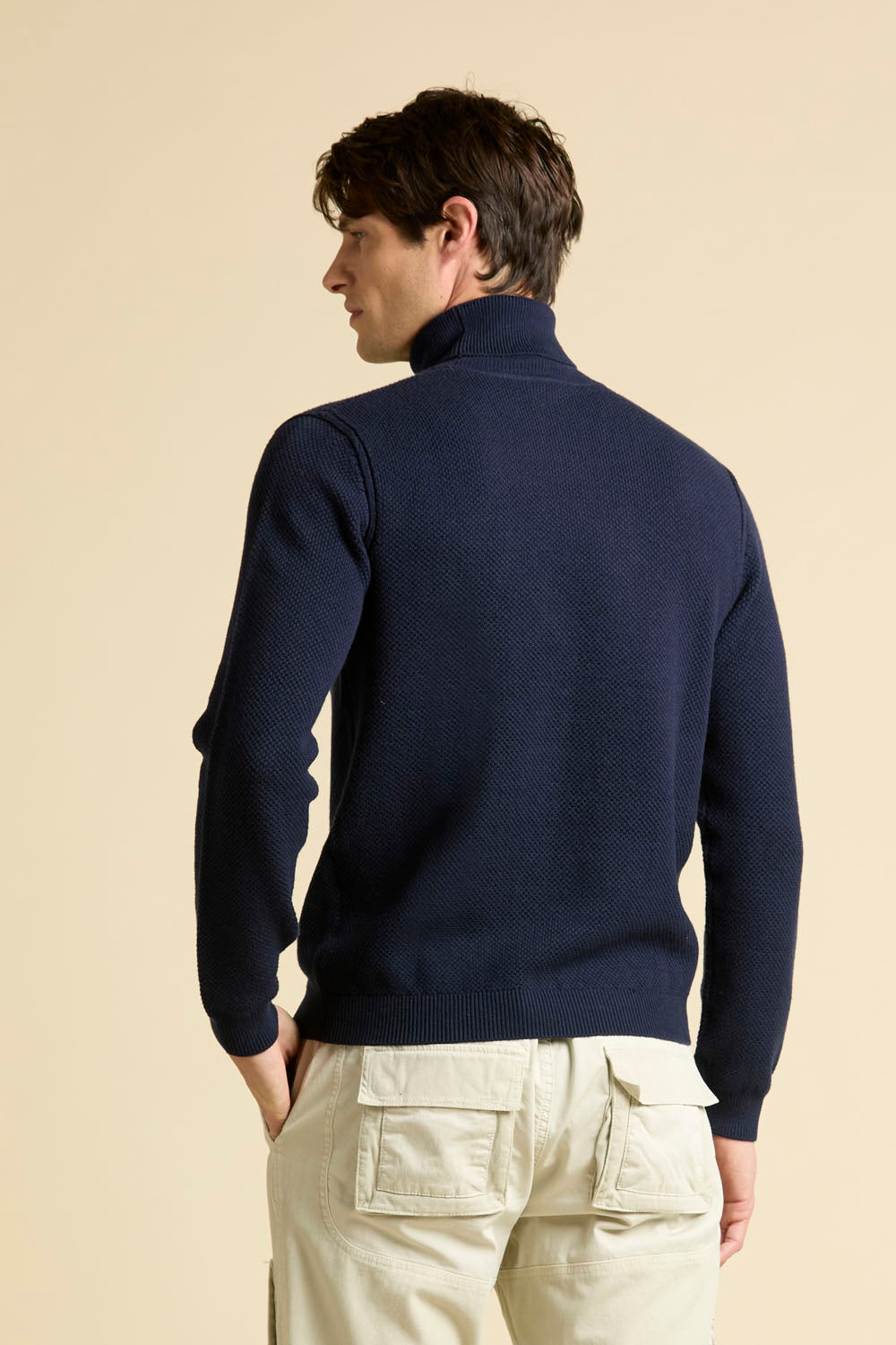 AERONAUTICA MILITARE MA1583UL00903 08184  TURTLENECK KNIT MAGLIA COLLO ALTO - Atelier Fratelli Carbè