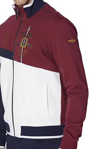 AERONAUTICA MILITARE FE1945F564��94563  SWEAT SHIRT FELPA BURGUNDY - Atelier Fratelli Carbè