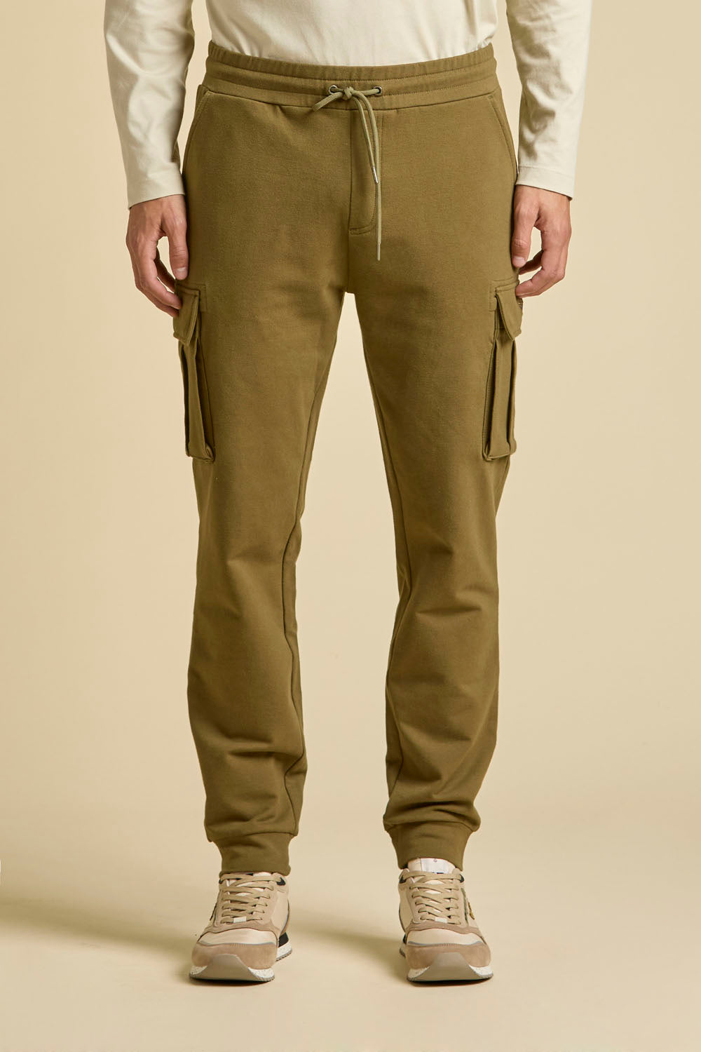AERONAUTICA MILITARE PF1010UF00662 07198  SWEAT PANT CARGO IN FELPA COTONE - Atelier Fratelli Carbè