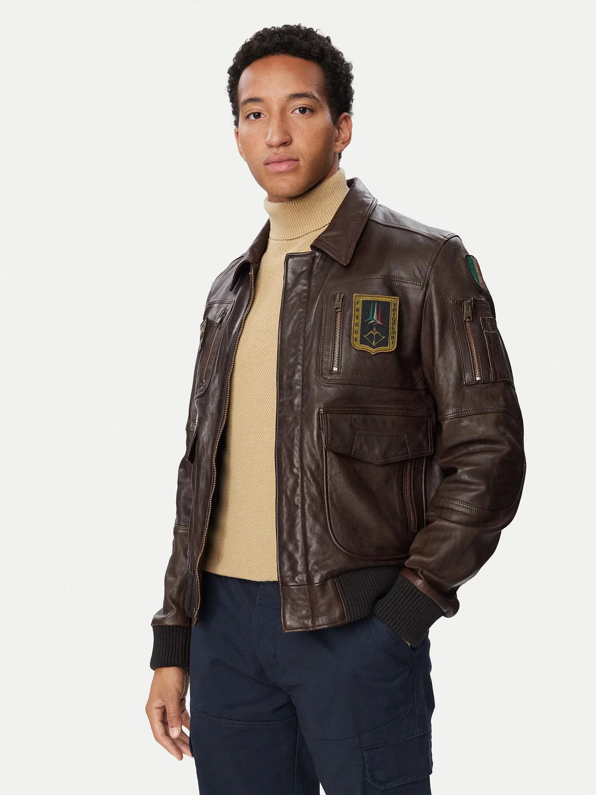 AERONAUTICA MILITARE 262PN0846U100839 BLOUSON JACKET PELLE by AERONAUTICA MILITARE