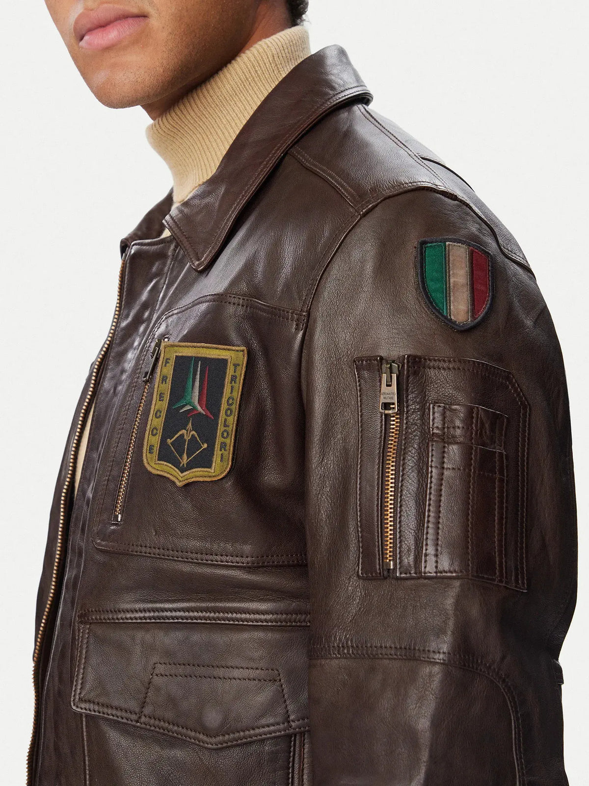 AERONAUTICA MILITARE 262PN0846U100839 BLOUSON JACKET PELLE by AERONAUTICA MILITARE