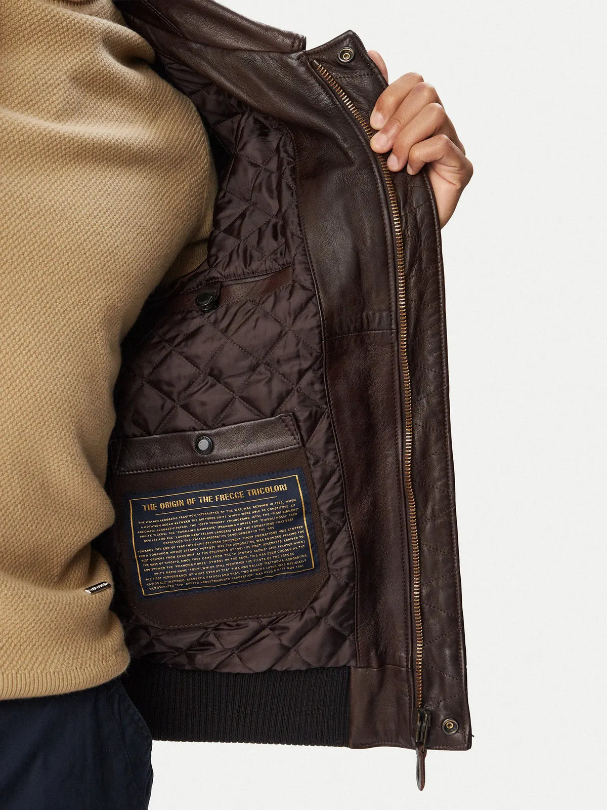 AERONAUTICA MILITARE 262PN0846U100839 BLOUSON JACKET PELLE by AERONAUTICA MILITARE