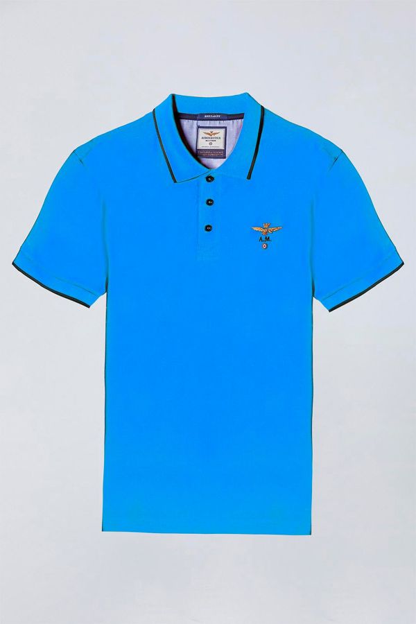 AERONAUTICA MILITARE 251PO1308P82 21307  POLO BASIC COTONE - Atelier Fratelli Carbè