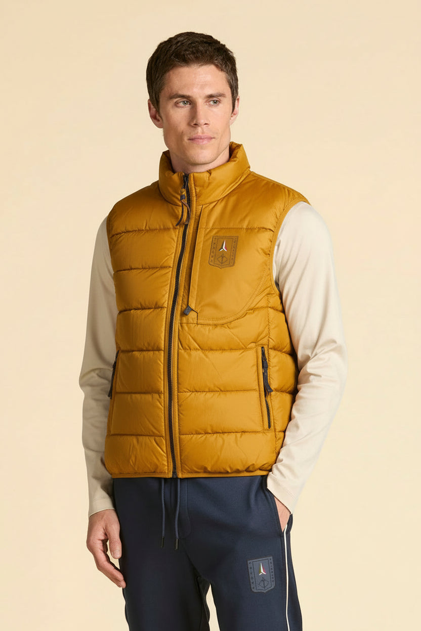 AERONAUTICA MILITARE AB3023UCT04214 08395  GILET GILE' ULTRALIGHT NYLON CRINKLE CANGIANTE - Atelier Fratelli Carbè